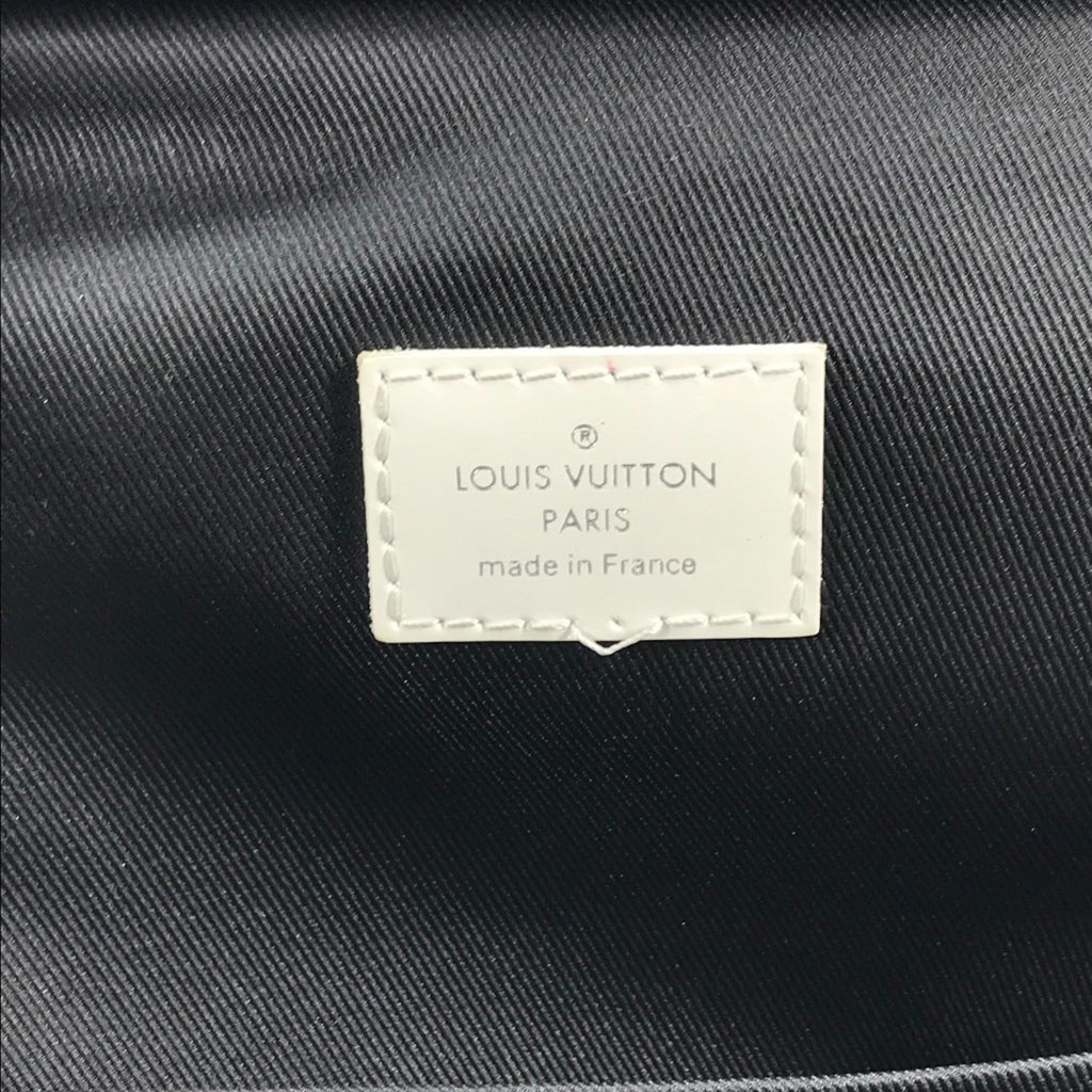 Louis Vuitton Black Galle Gray Canvas Shoulder Bag Sling Bag