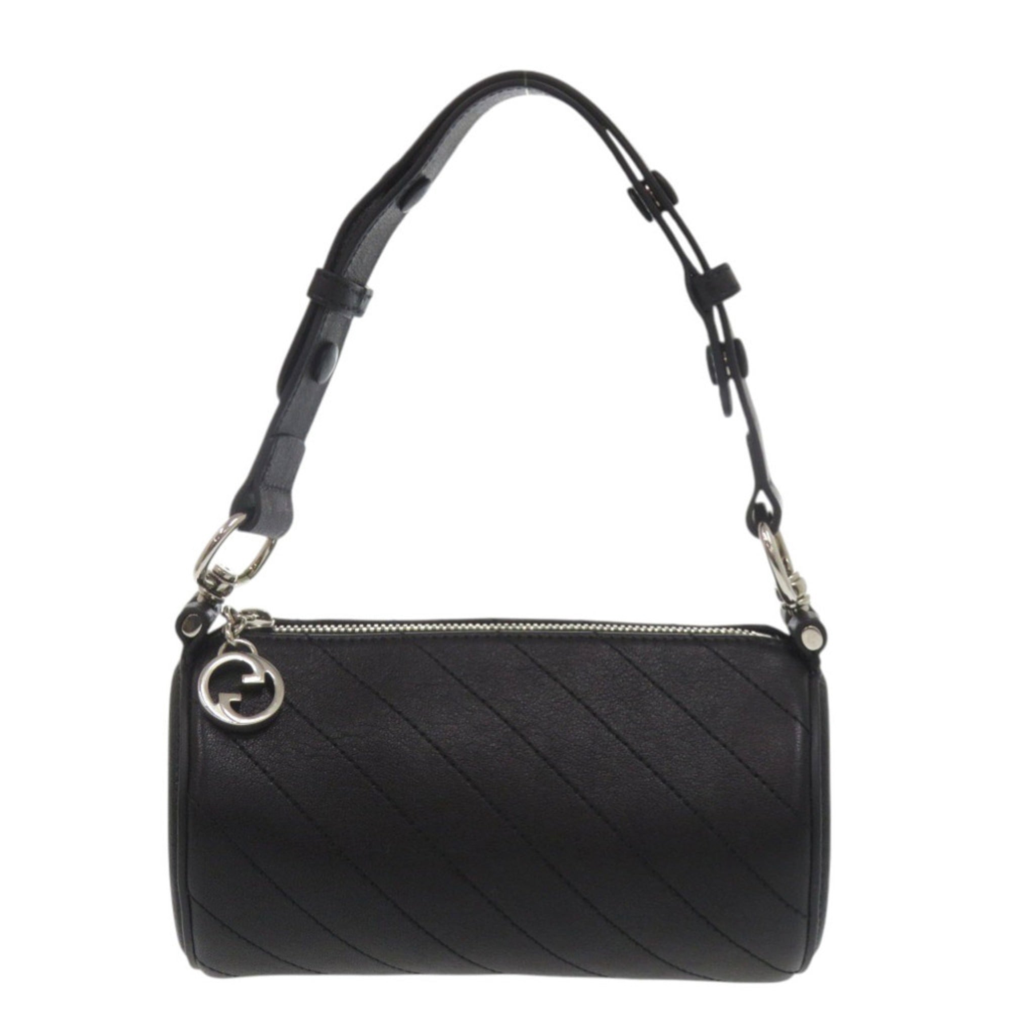 Gucci Black Leather Shoulder Bag (Pre-Owned)