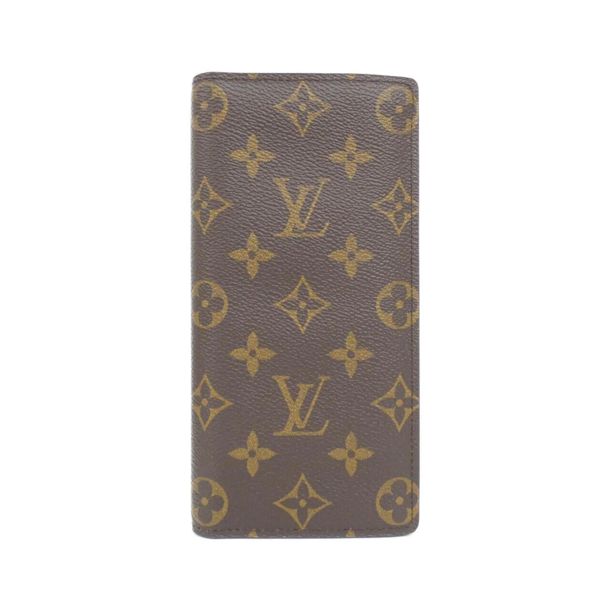 Louis Vuitton Brown Coated Canvas Long Wallet