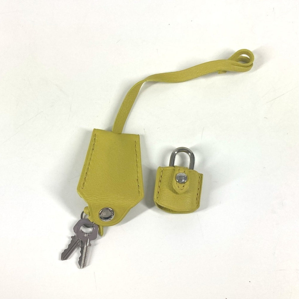 Louis Vuitton Pistache Yellow Leather Boston Bag Handbag Shoulder Bag