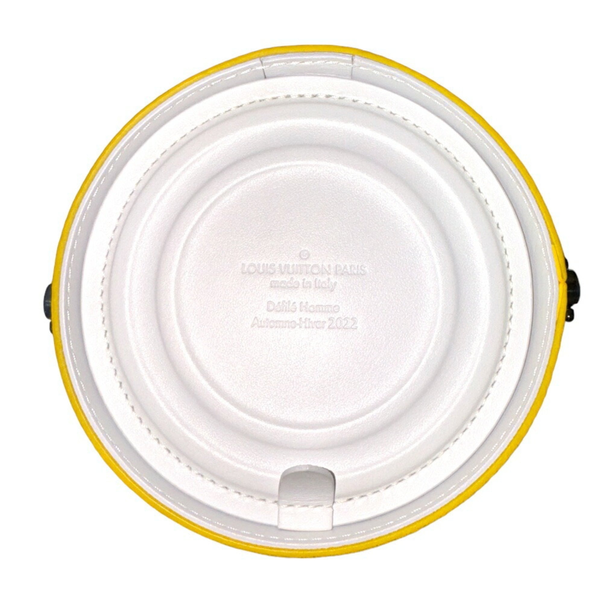 Louis Vuitton Monogram White Yellow Monogram Shoulder Bag