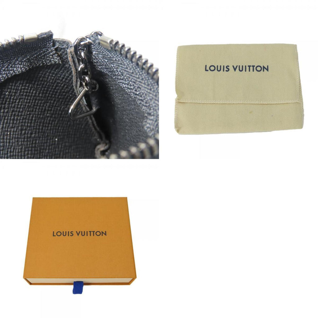 Louis Vuitton Monogram Eclipse Black Gray Monogram Eclipse Coin Purse/Coin Case