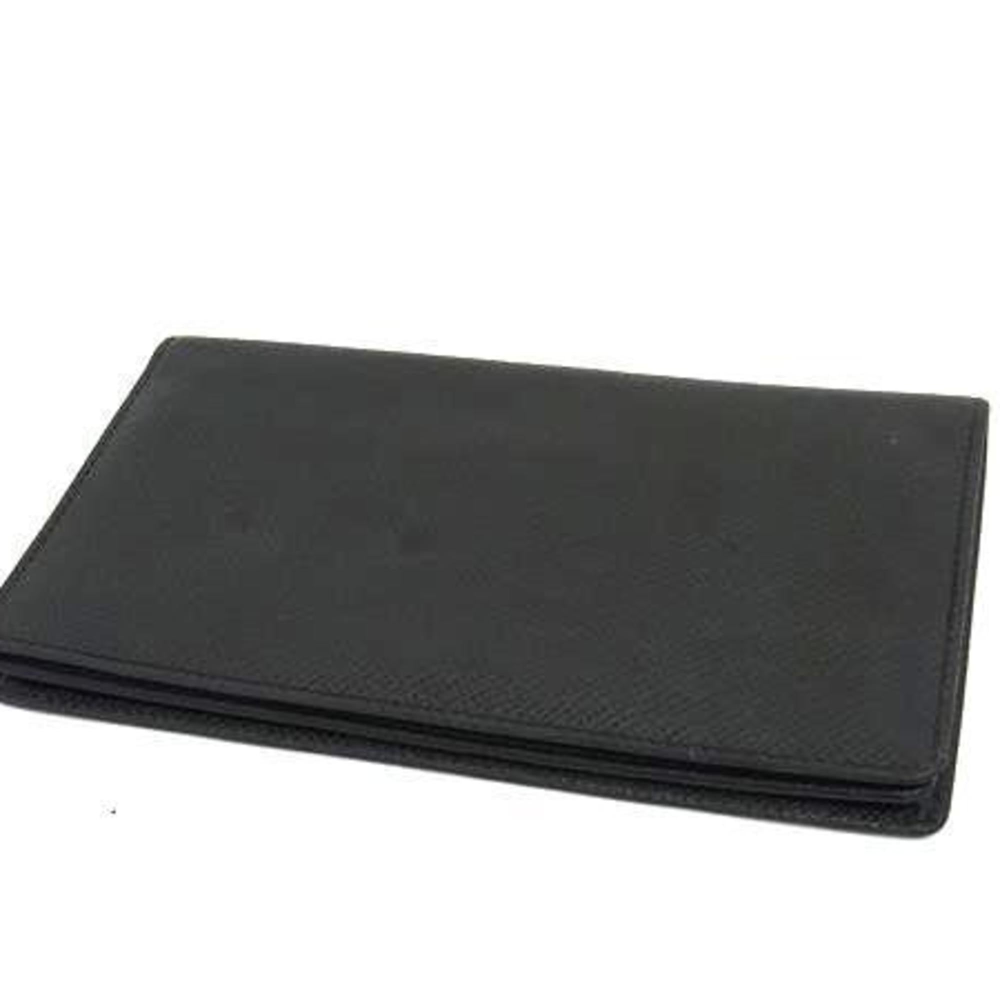 Louis Vuitton Ardoise Black Taiga Leather Long Wallet