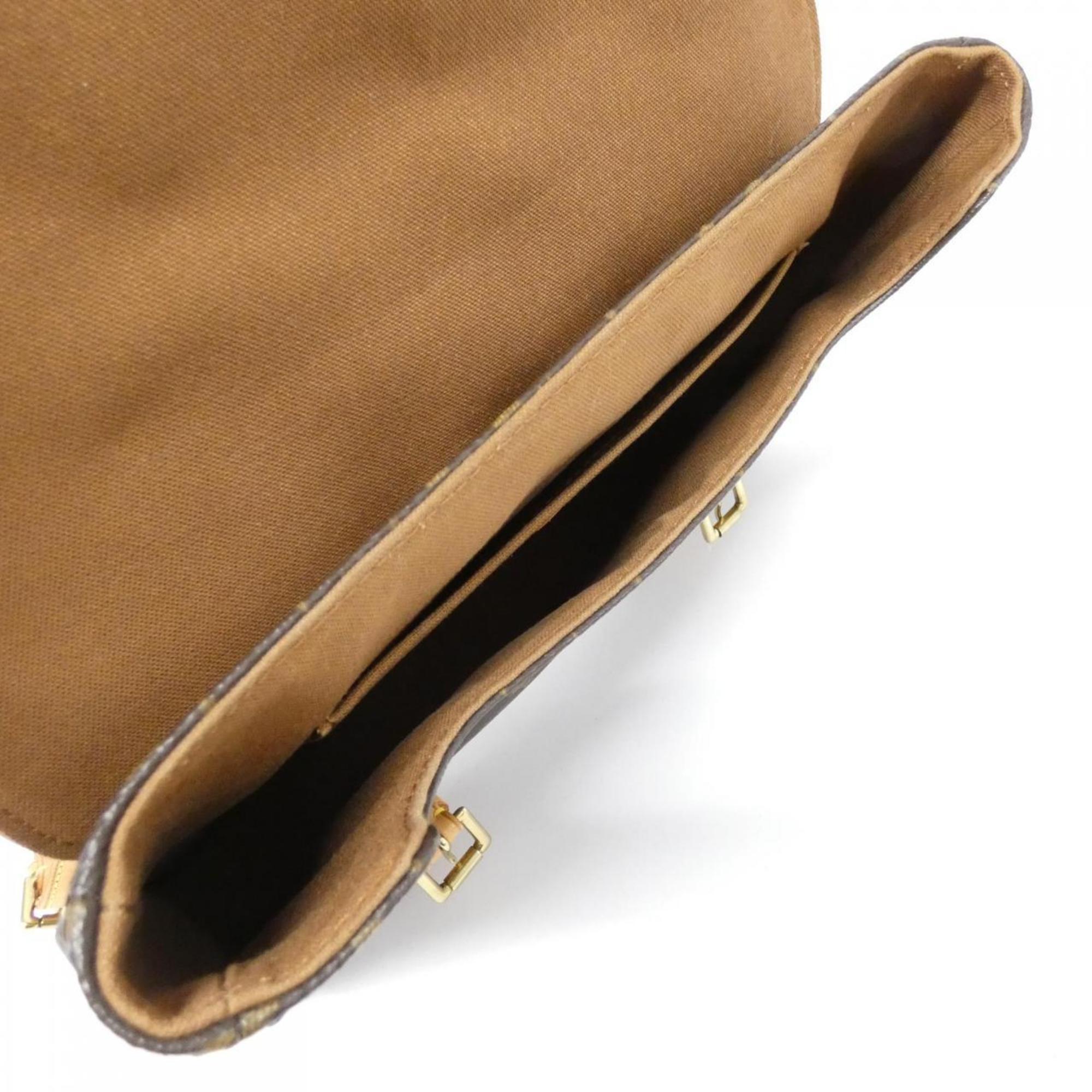 Louis Vuitton Marron Coated Canvas Backpack
