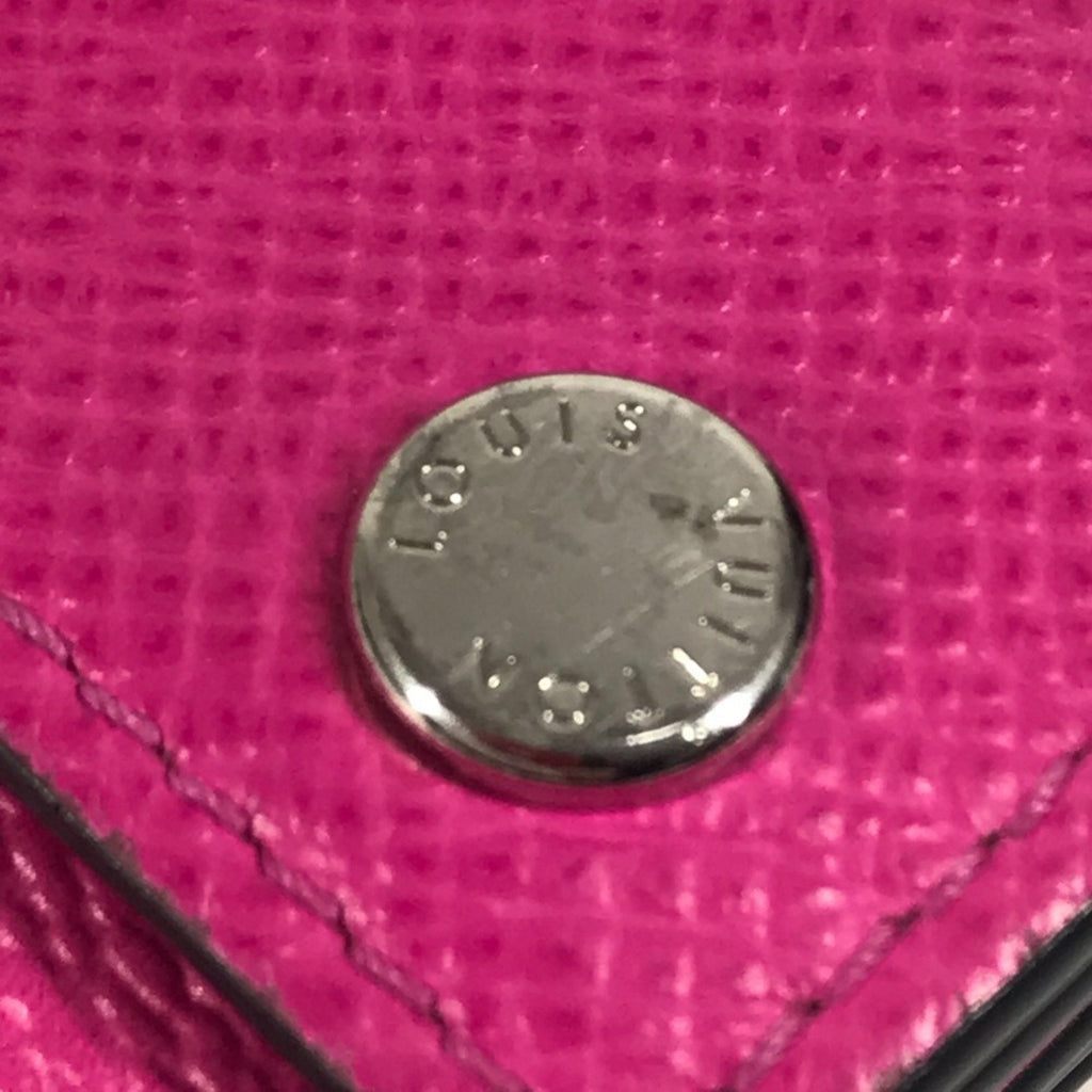 Louis Vuitton Pink Taigarama Wallet (Tri-Fold)