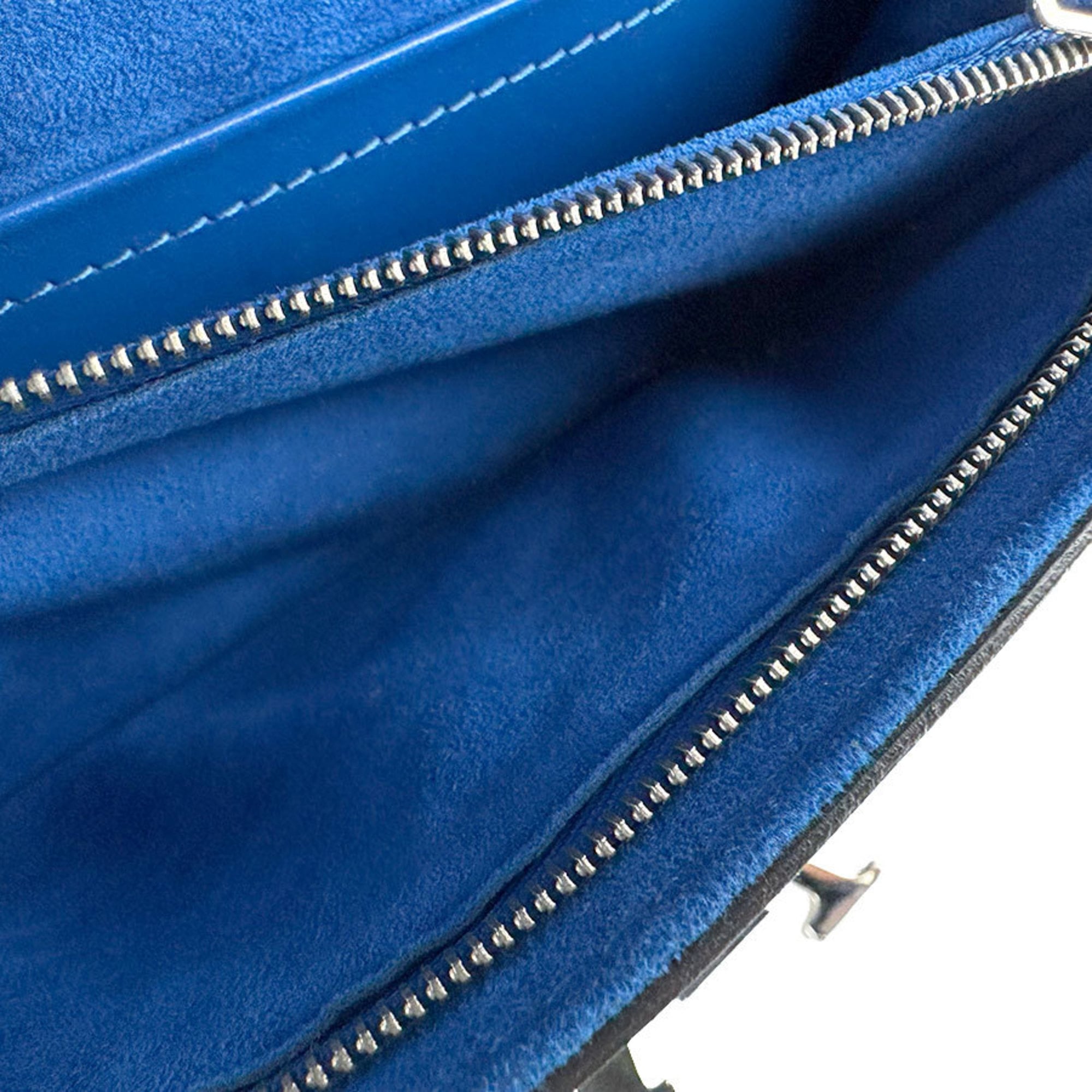 Louis Vuitton Blue Leather Pochette Shoulder Bag