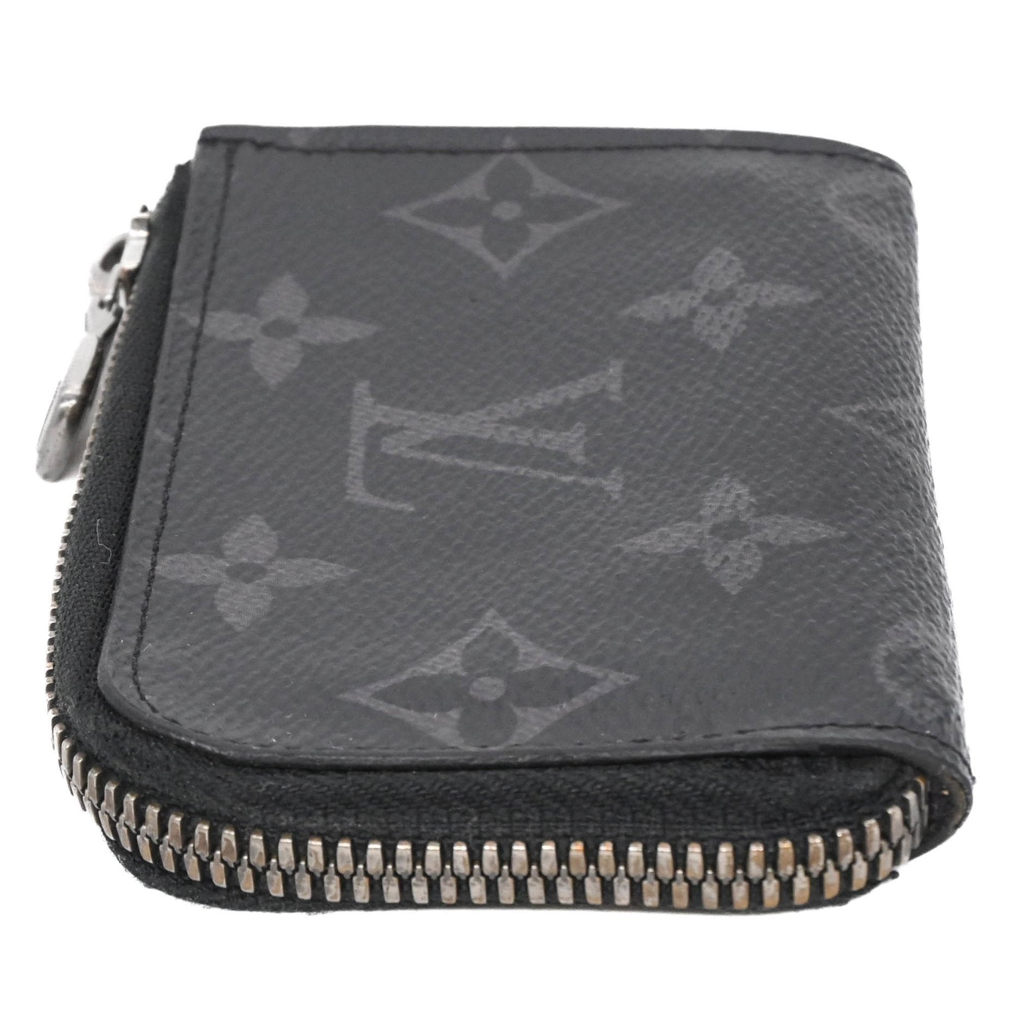 Louis Vuitton Black Monogram Eclipse Monogram Eclipse Coin Purse/Coin Case
