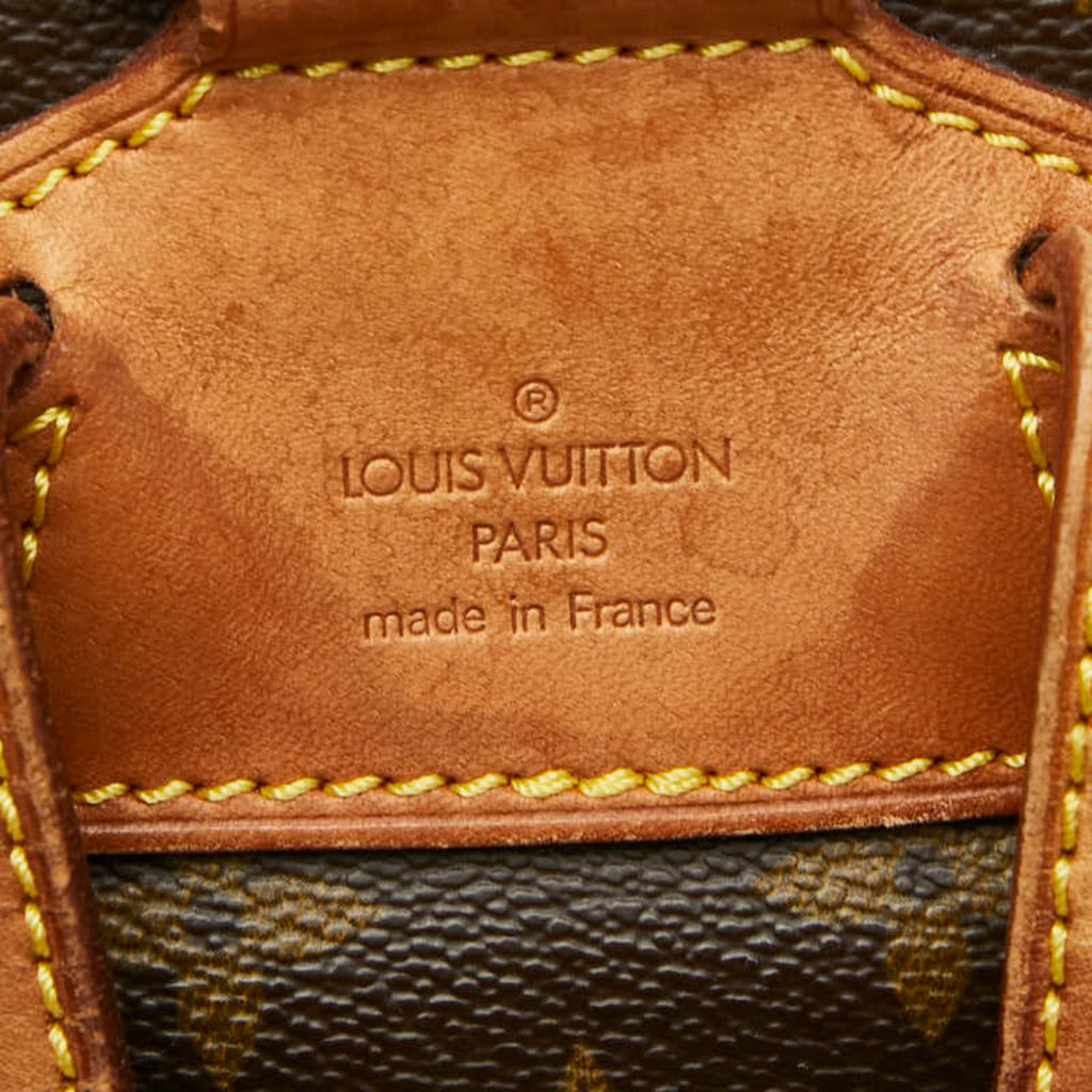 Louis Vuitton Brown Pvc Leather Backpack