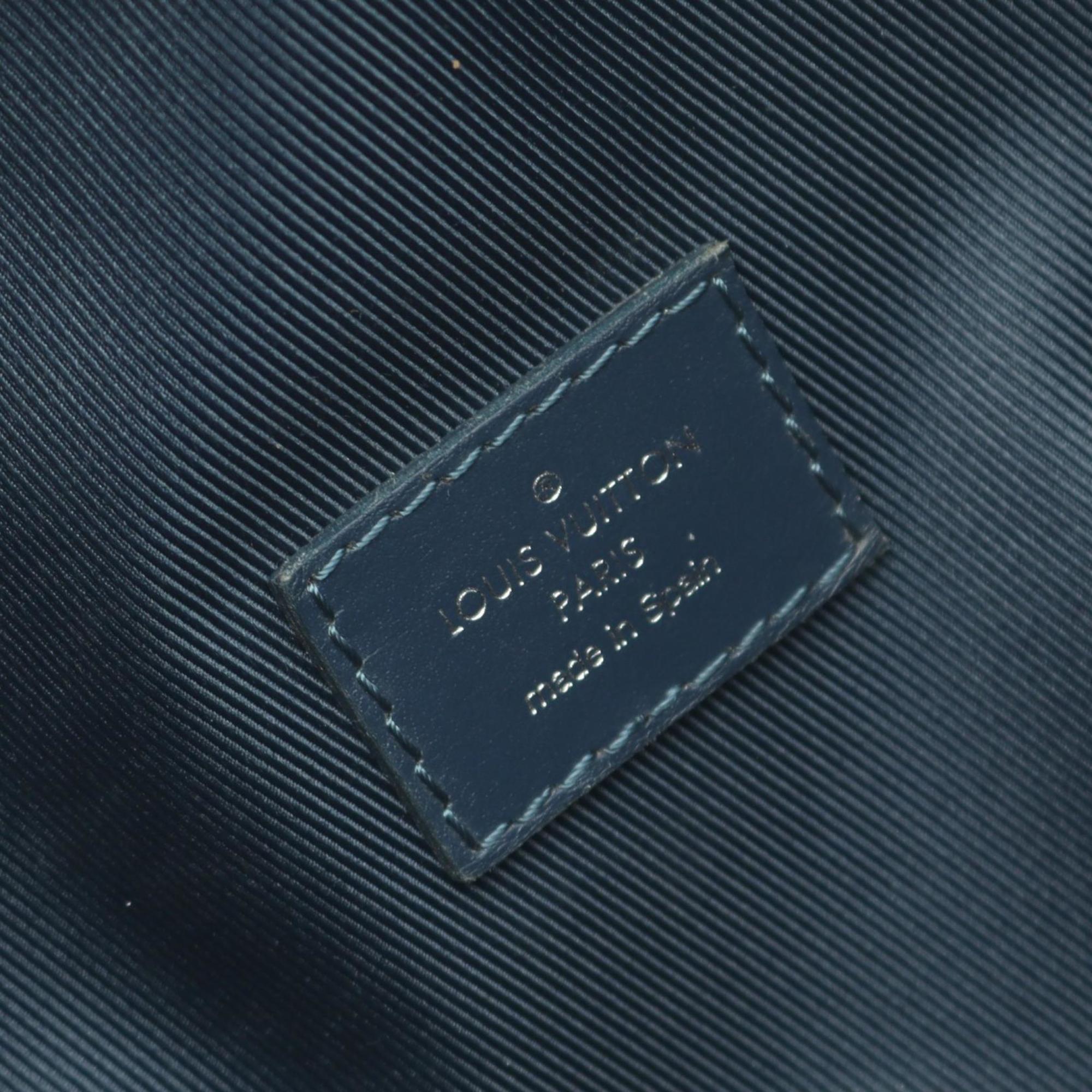 Louis Vuitton Blue Pvc Leather Fanny Pack