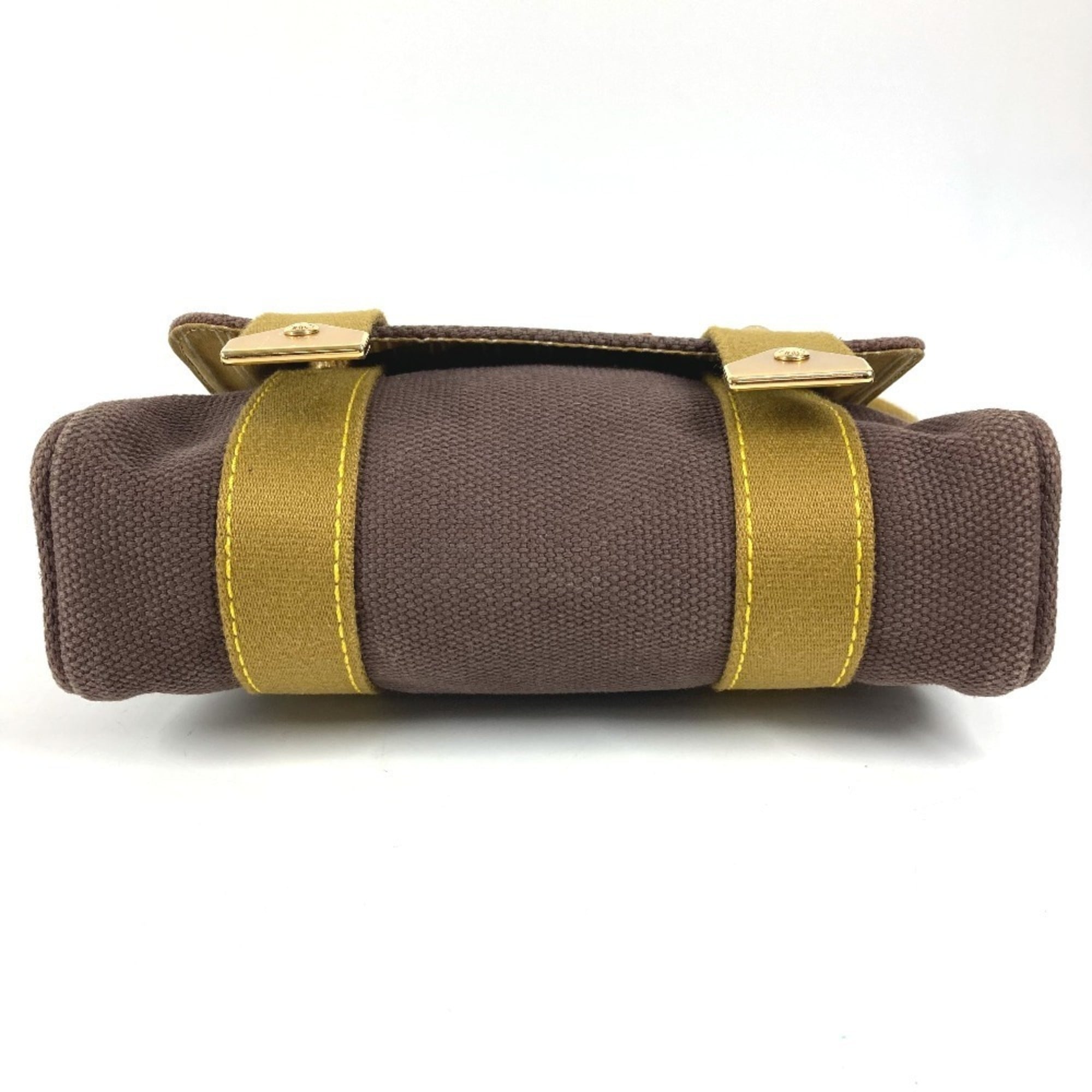 Louis Vuitton Brown Canvas Pochette Shoulder Bag
