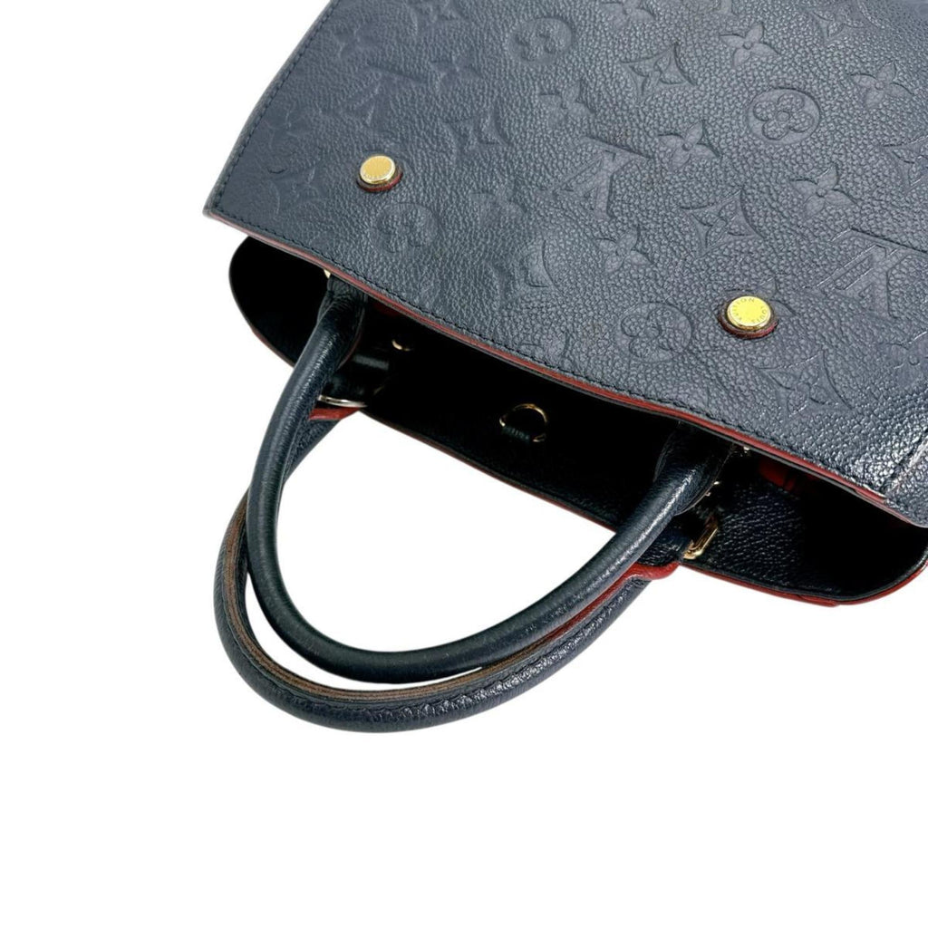 Louis Vuitton Marine Rouge Monogram Empreinte Shoulder Bag
