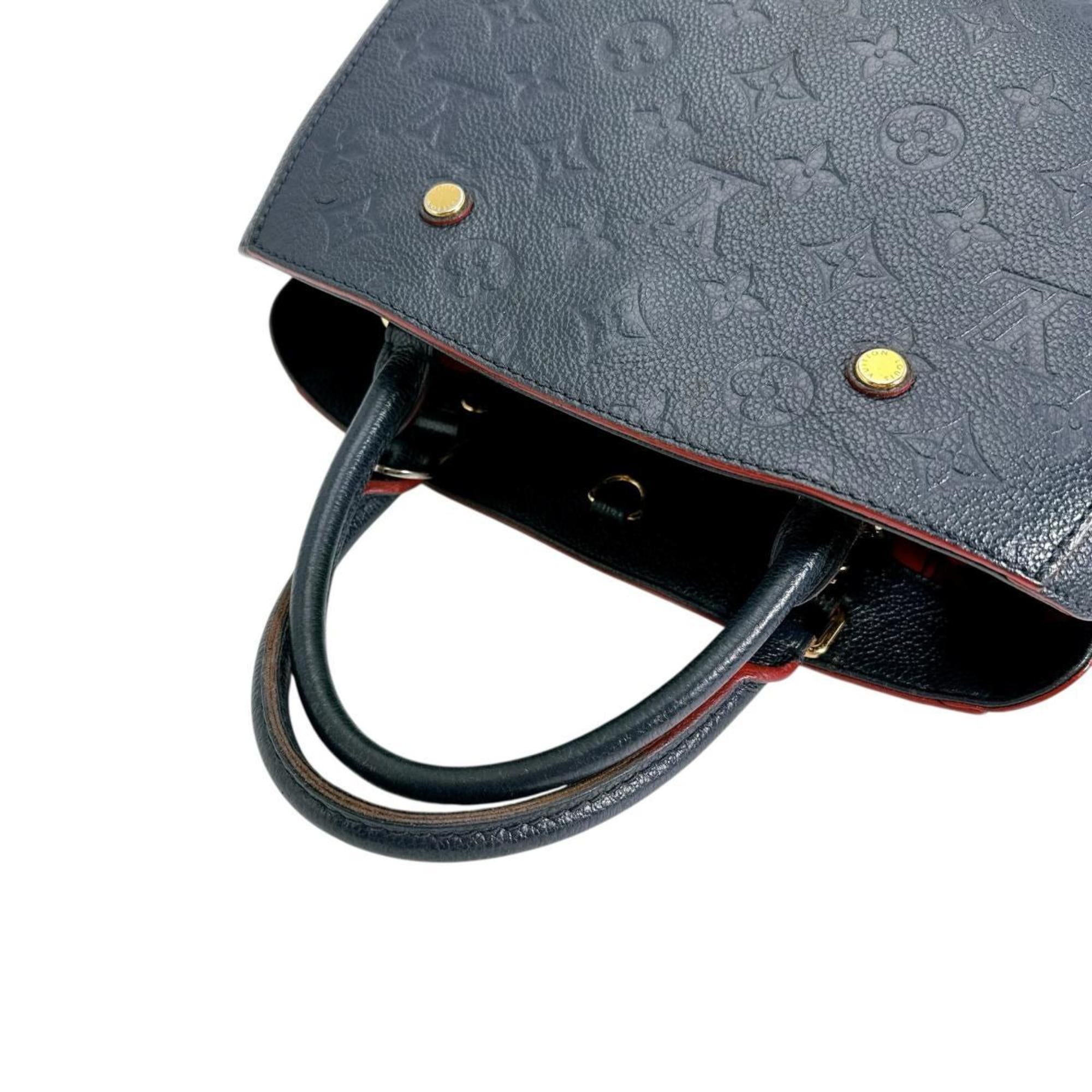 Louis Vuitton Marine Rouge Monogram Empreinte Shoulder Bag