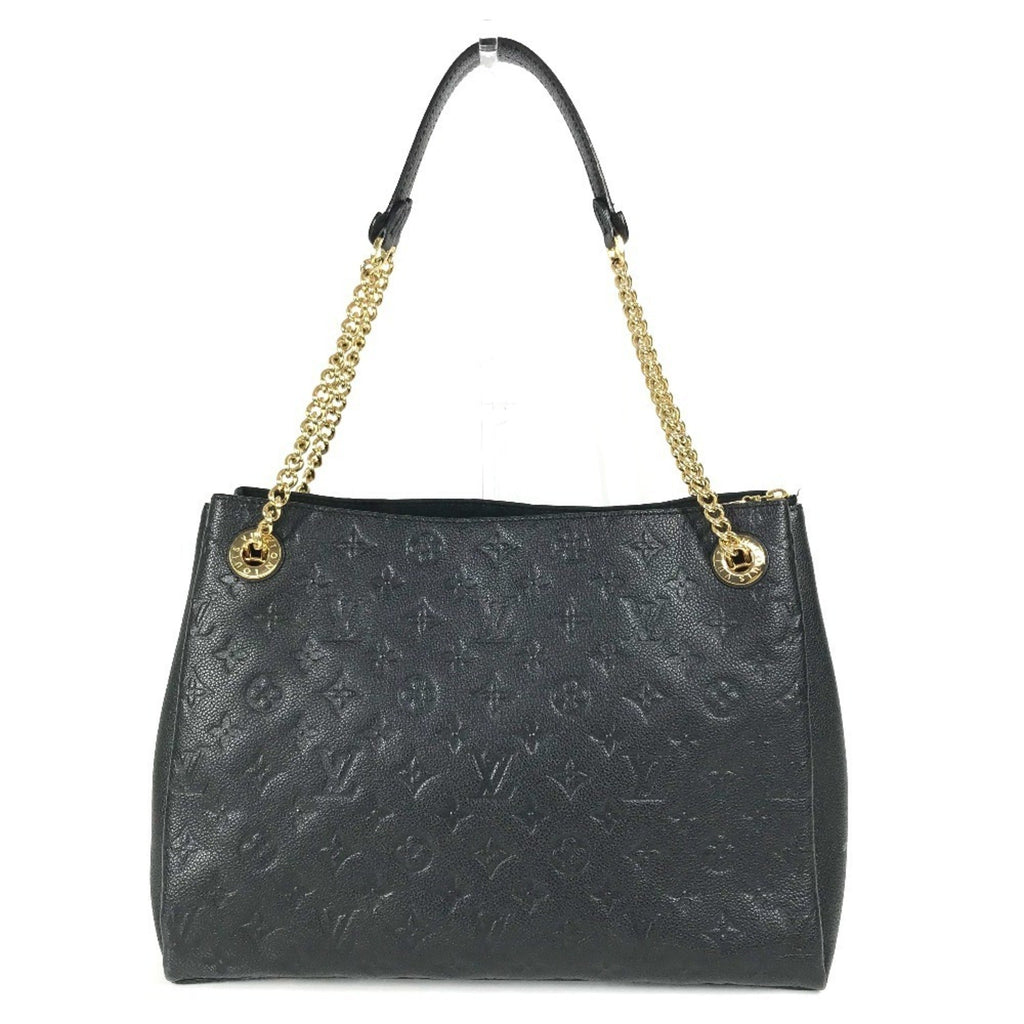Louis Vuitton Black Noir Monogram Empreinte Shoulder Bag Tote Bag
