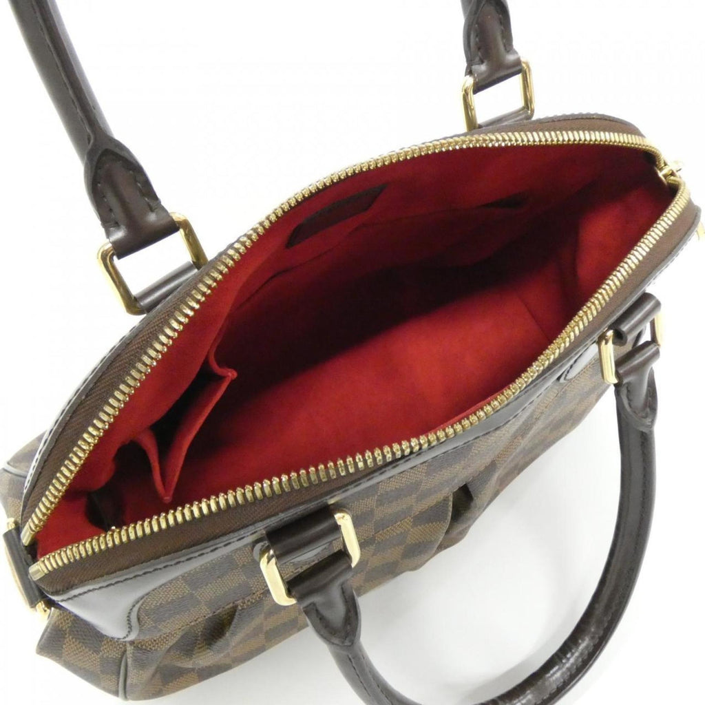 Louis Vuitton Brown Coated Canvas Handbag