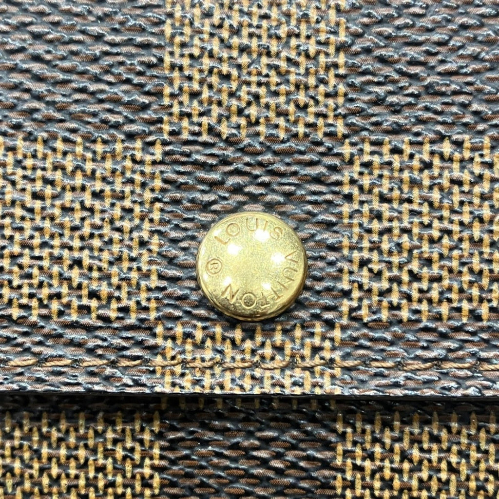 Louis Vuitton Brown Pvc Coin Purse/Coin Case
