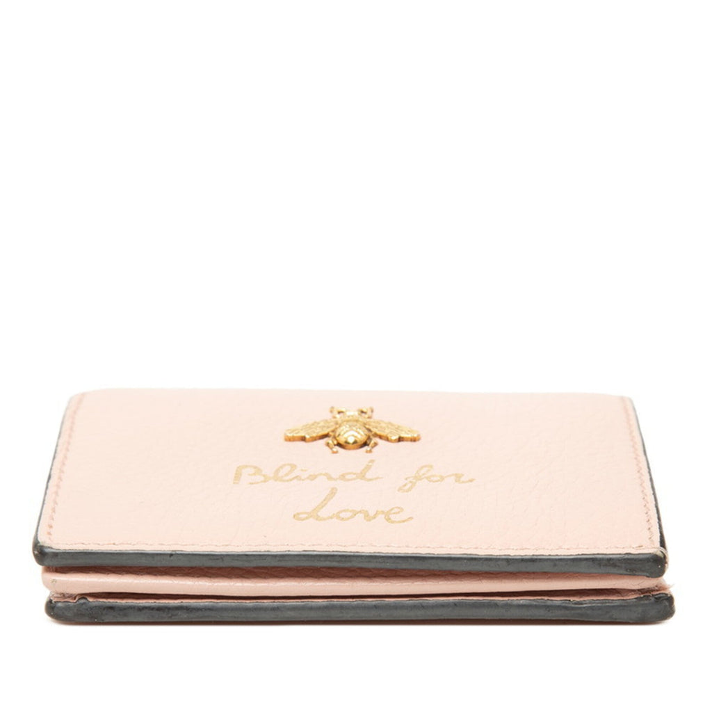 Gucci Pink Leather Wallet (Bi-Fold) (Pre-Owned)
