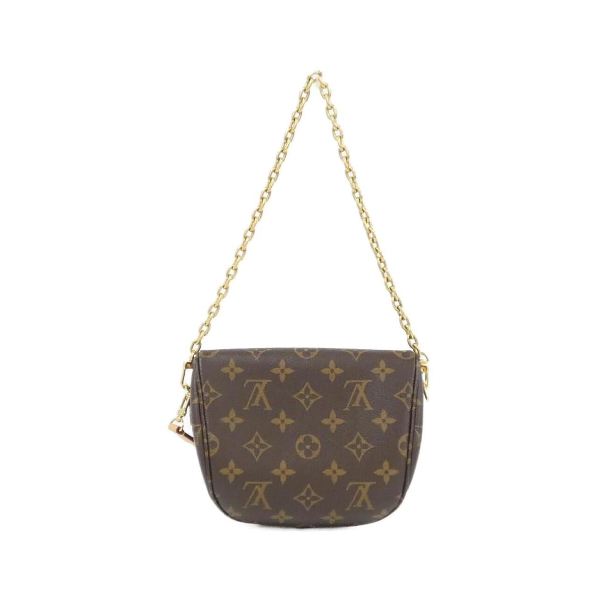 Louis Vuitton Marron Coated Canvas Shoulder Bag