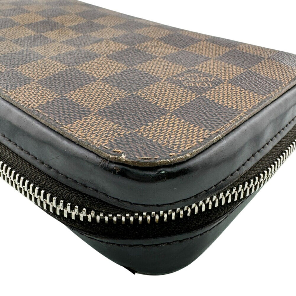 Louis Vuitton Brown Leather Long Wallet