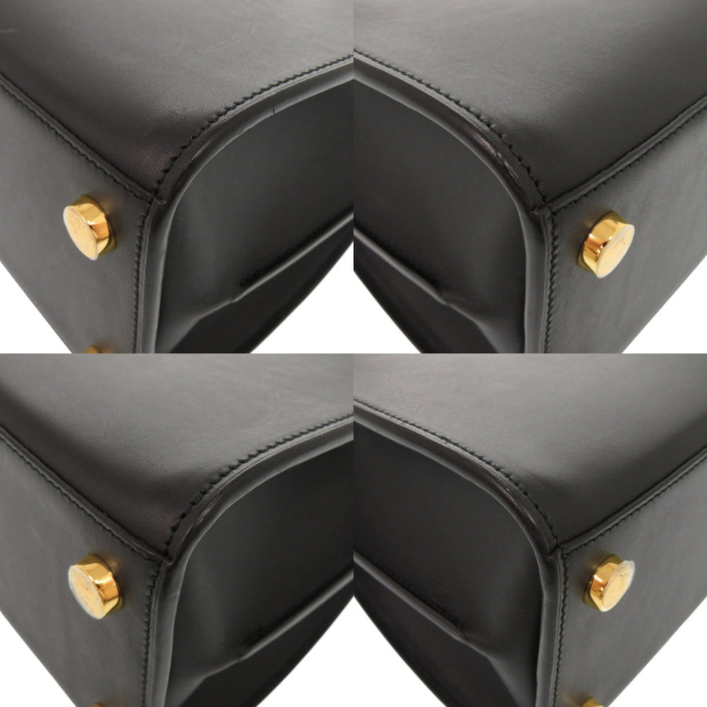 Louis Vuitton Black Leather Handbag