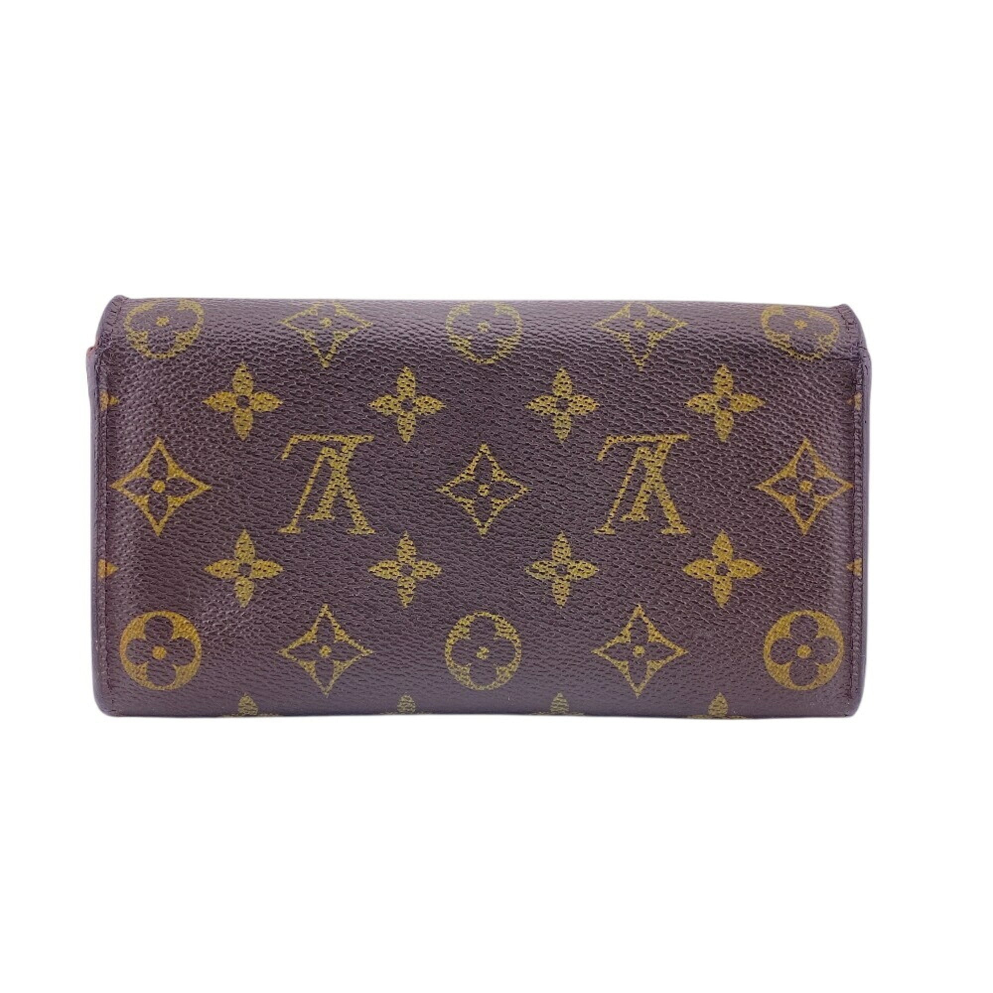 Louis Vuitton Brown Monogram Monogram Leather Long Wallet