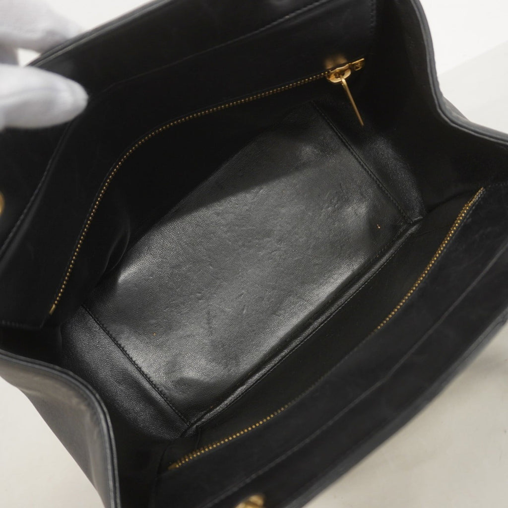 Chanel Black Leather Handbag