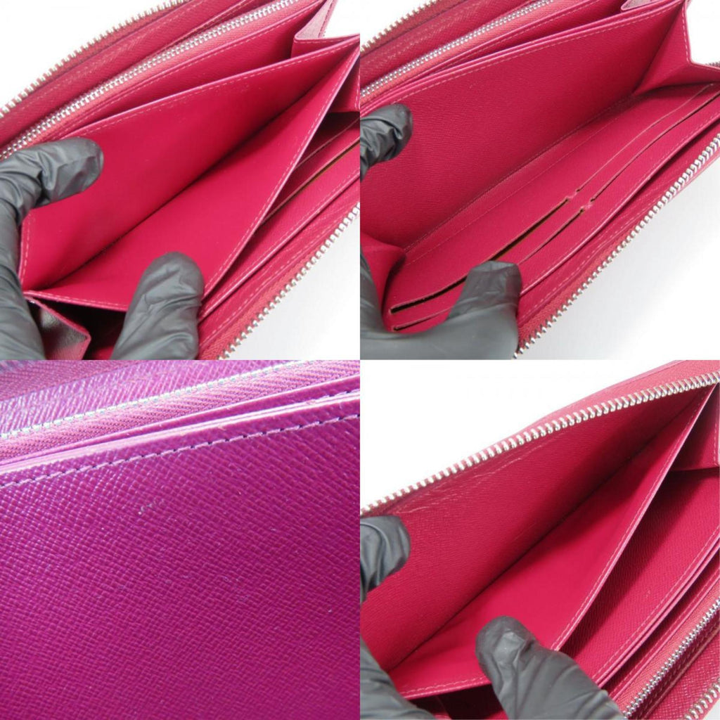 Louis Vuitton Bordeaux Fuchsia Epi Leather Long Wallet