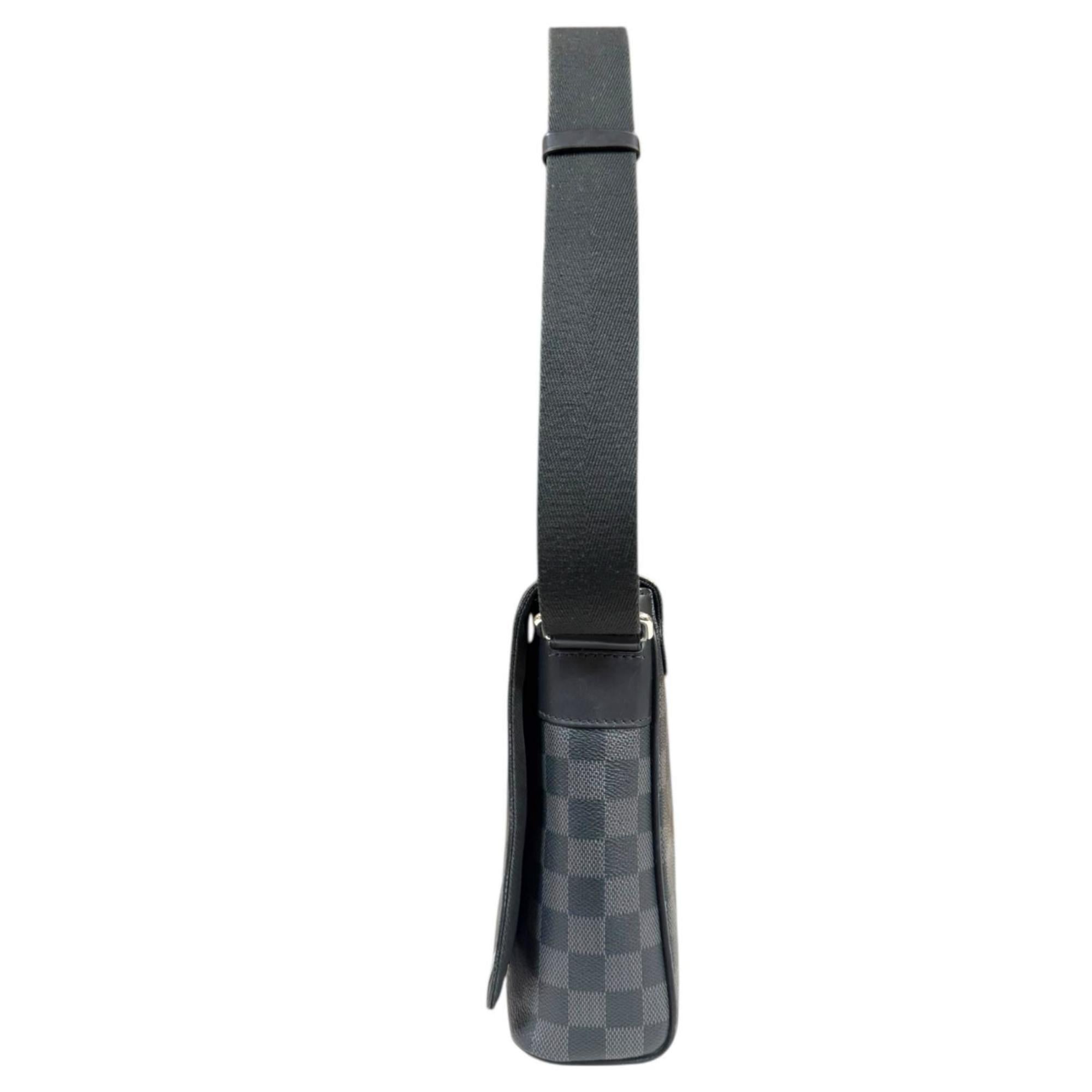 Louis Vuitton Black Gray Or Damier Graphite Shoulder Bag