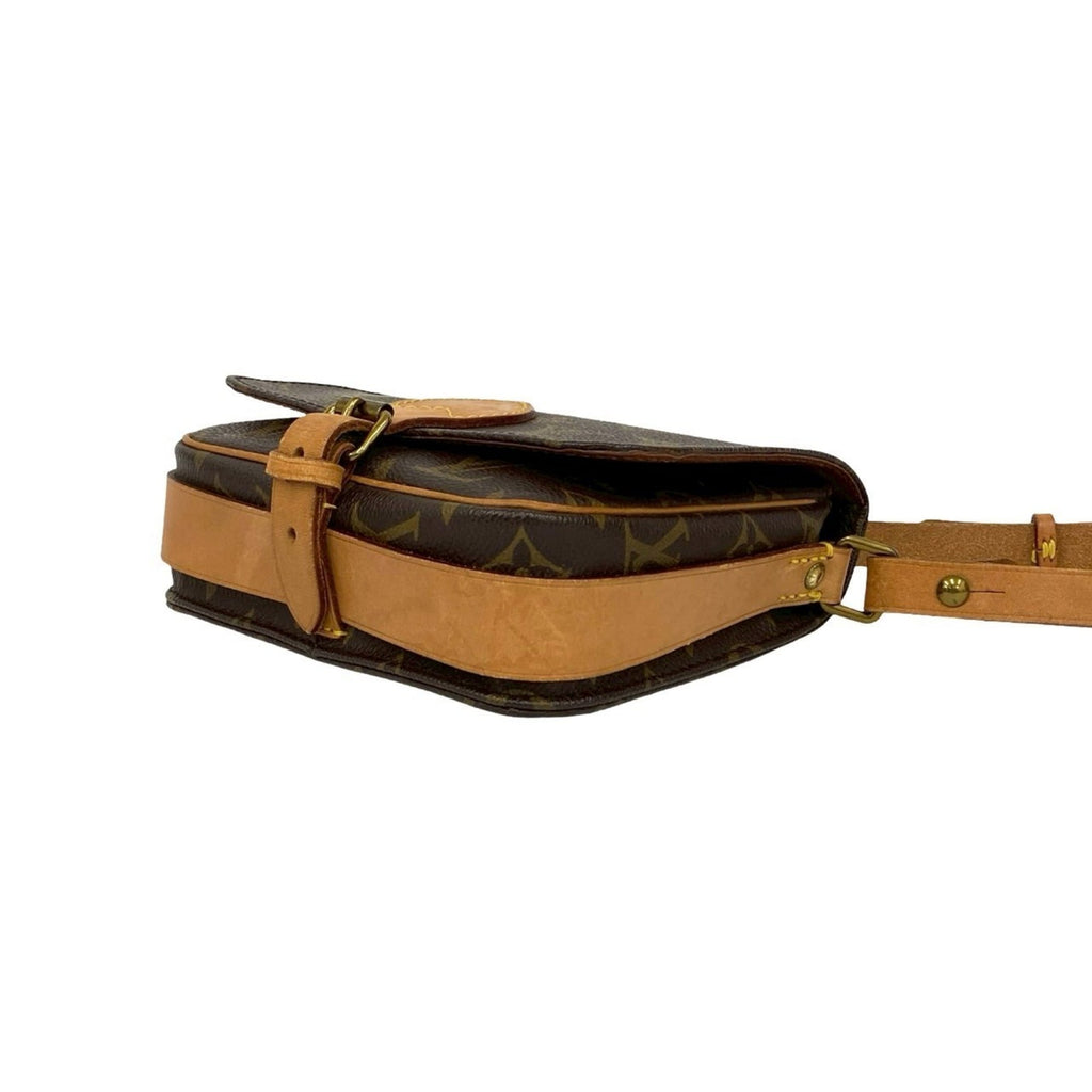 Louis Vuitton Brown Leather Pvc Pochette Shoulder Bag
