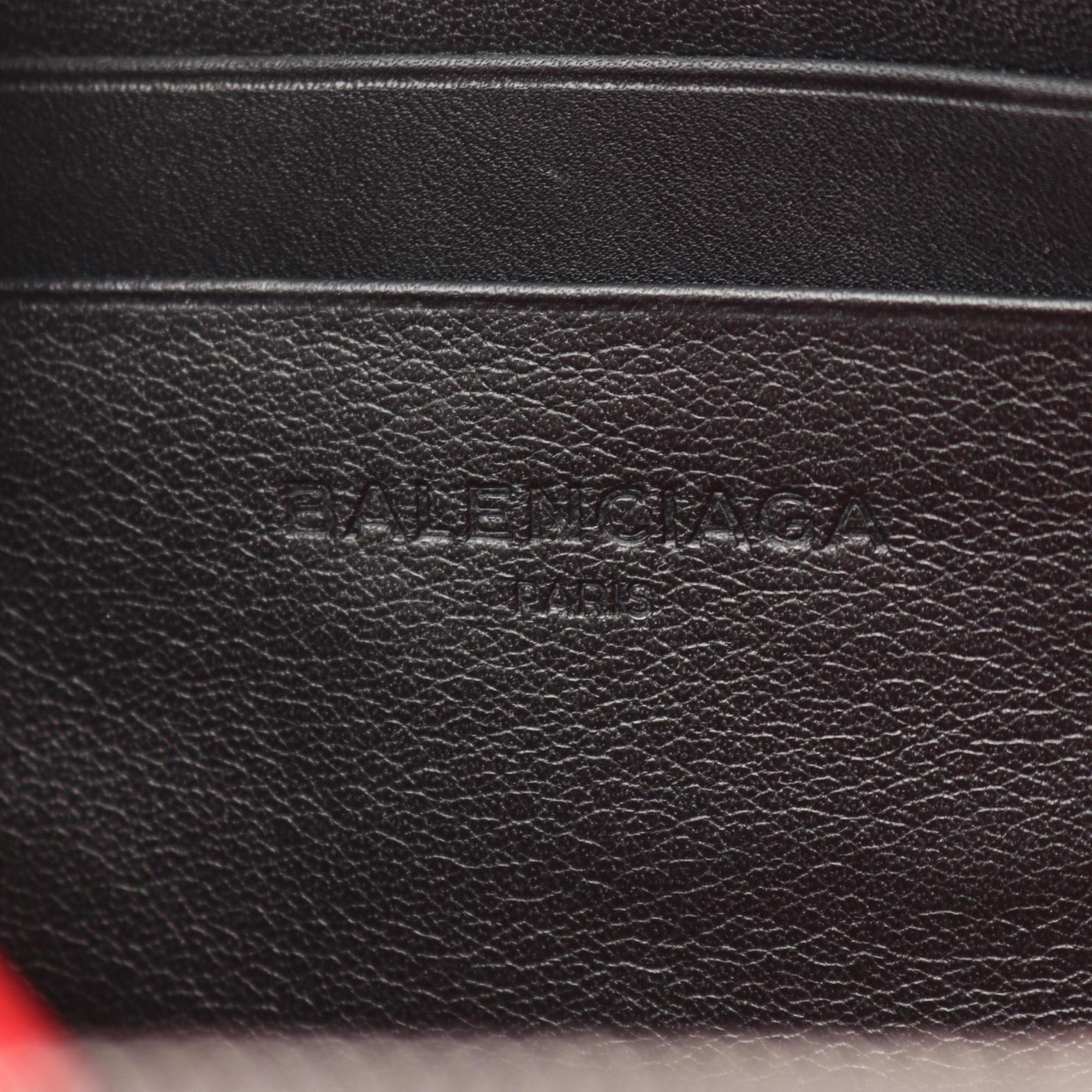 Balenciaga Black Leather Clutch