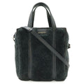 Balenciaga Black Leather Handbag Shoulder