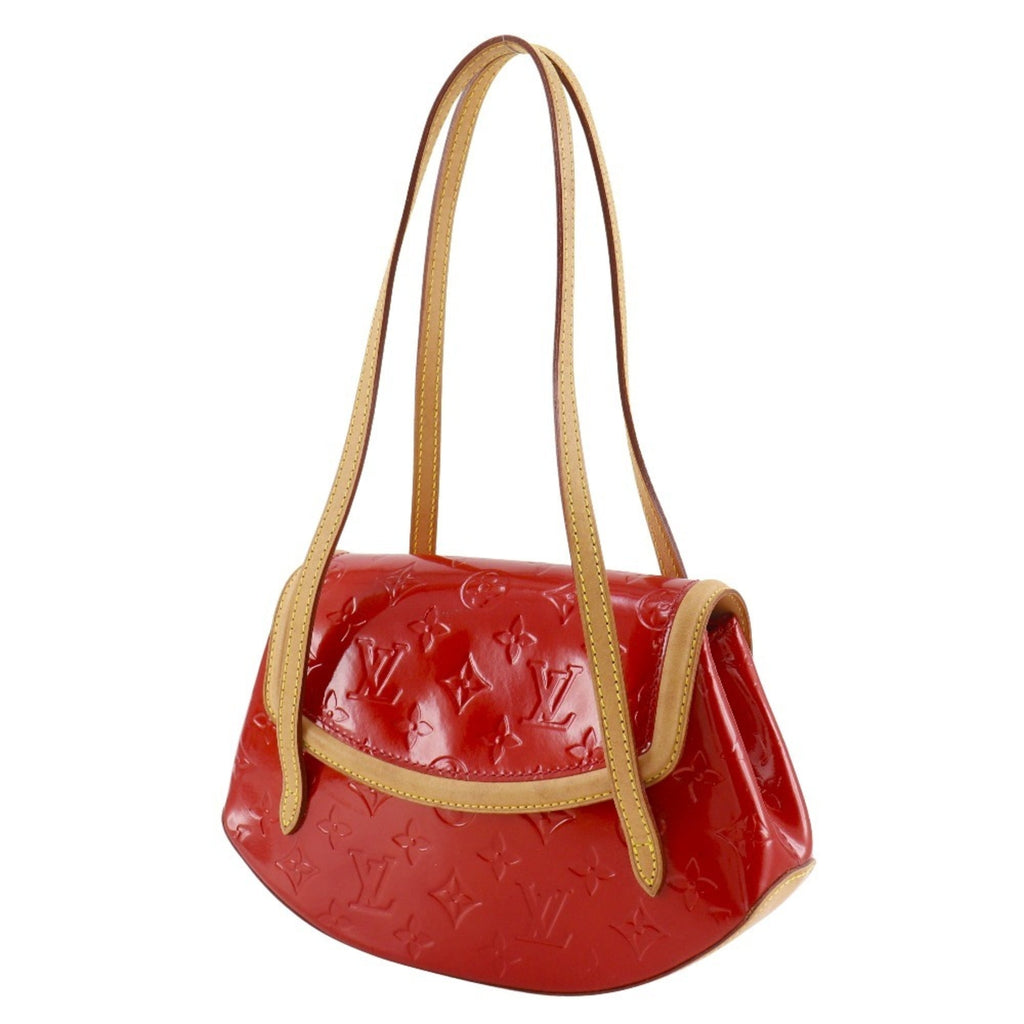 Louis Vuitton Red Color Monogram Vernis Tote Bag