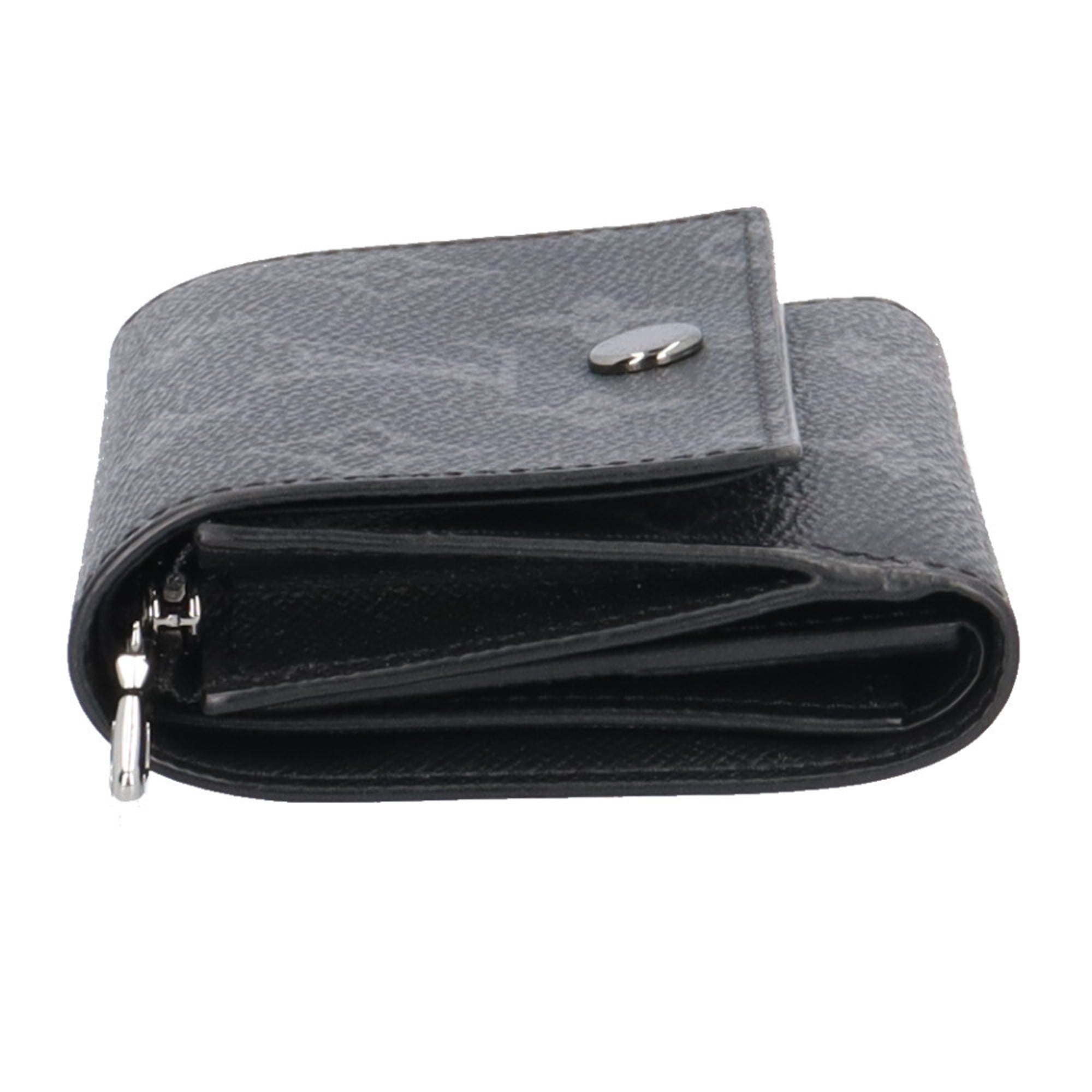 Louis Vuitton Black Monogram Eclipse Wallet (Tri-Fold)