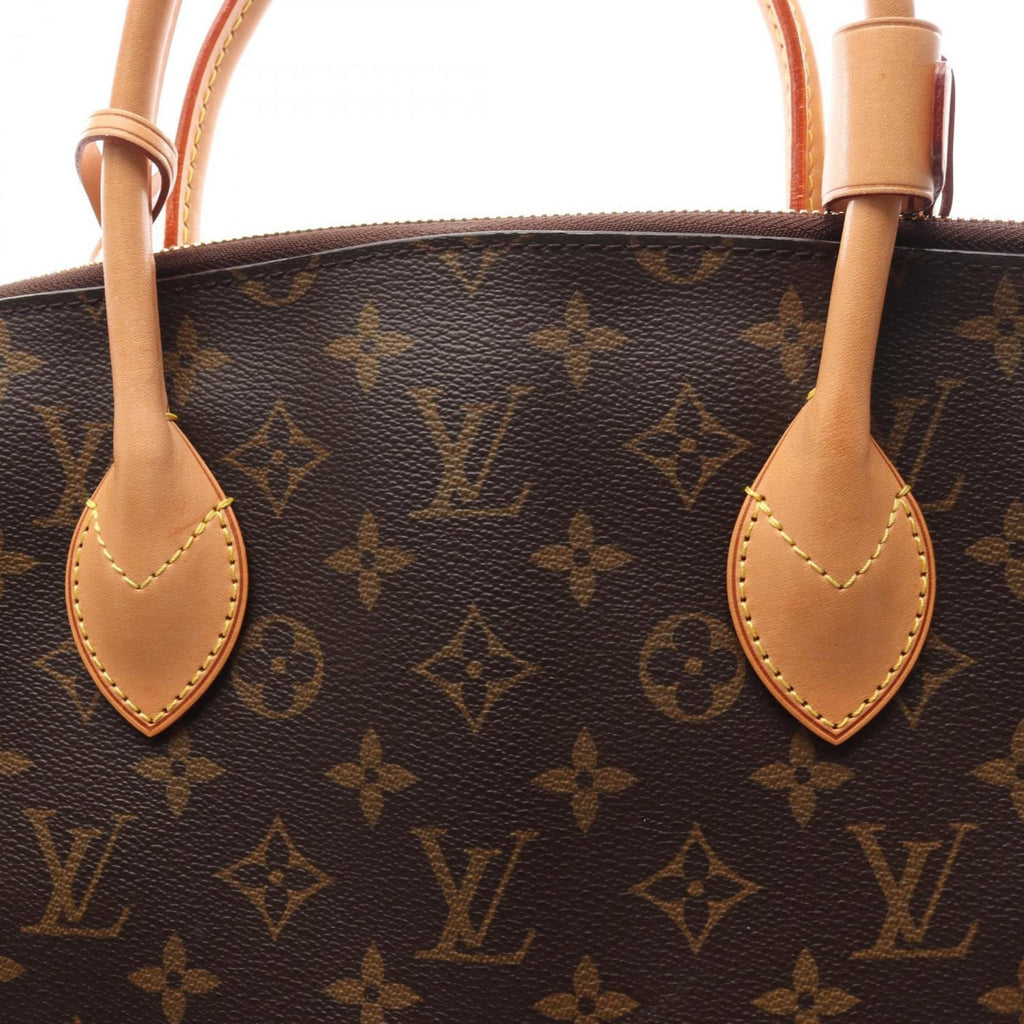 Louis Vuitton Brown Monogram Coated Canvas Leather Handbag