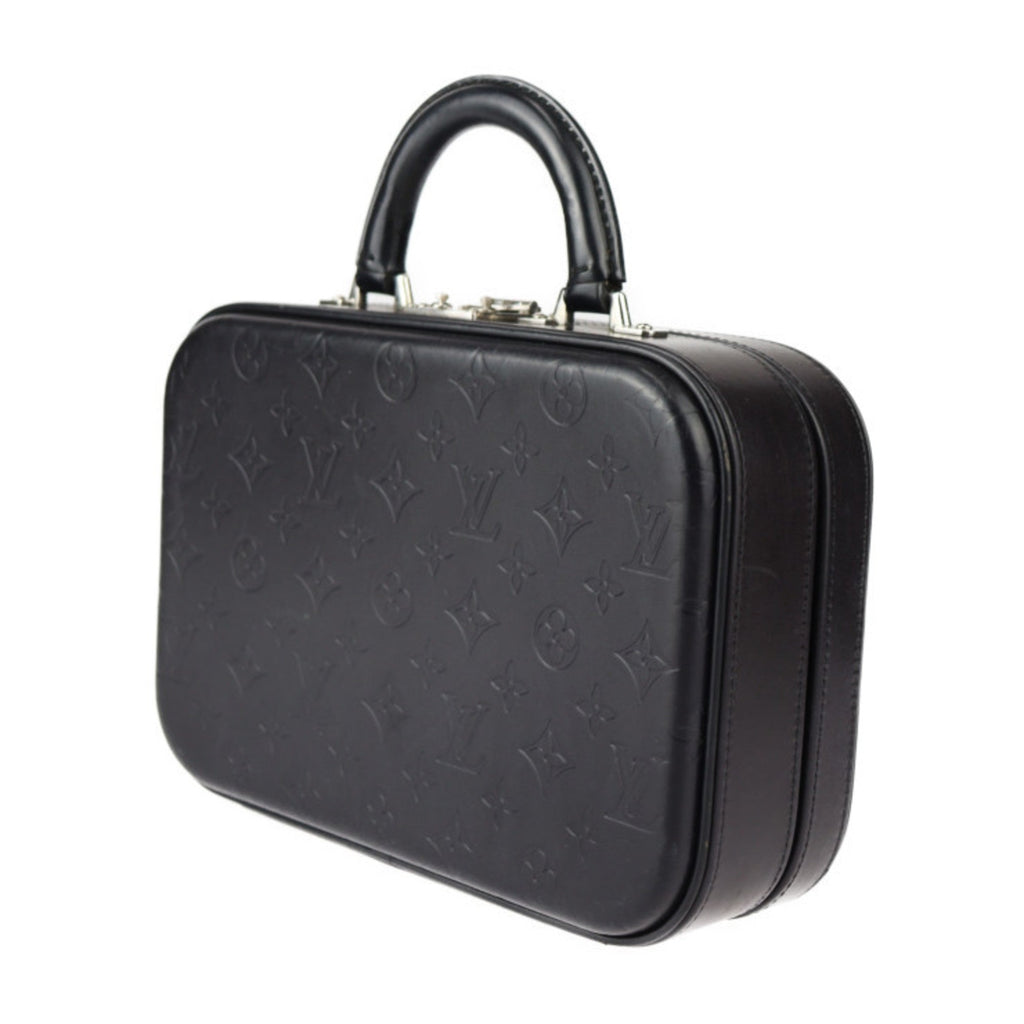 Louis Vuitton Black Leather Handbag