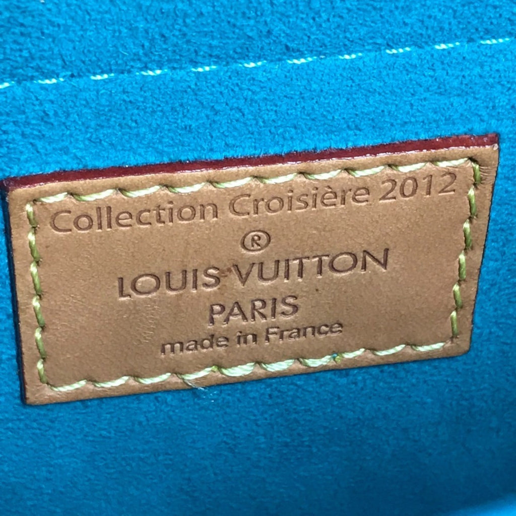 Louis Vuitton Monogram Perfo Blue Brown Monogram Perforated Shoulder Bag