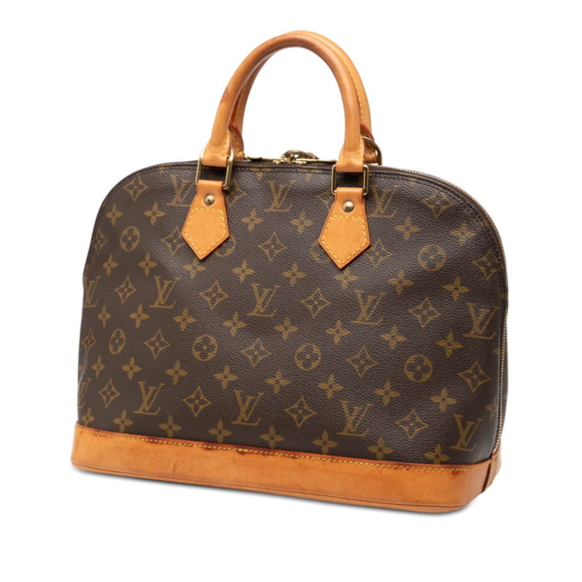Louis Vuitton Monogram Brown Pvc Leather Handbag