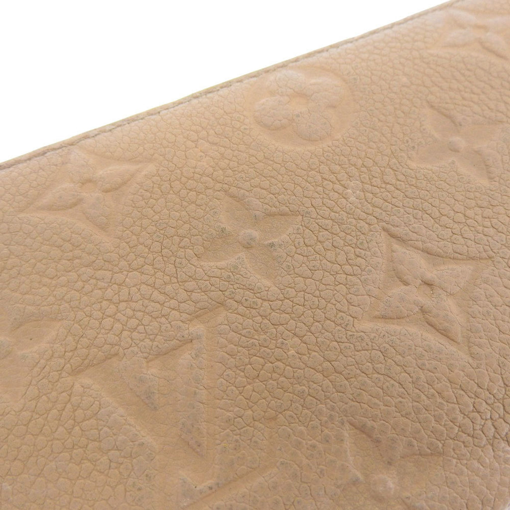 Louis Vuitton Monogram Empreinte Beige Dune Leather Long Wallet