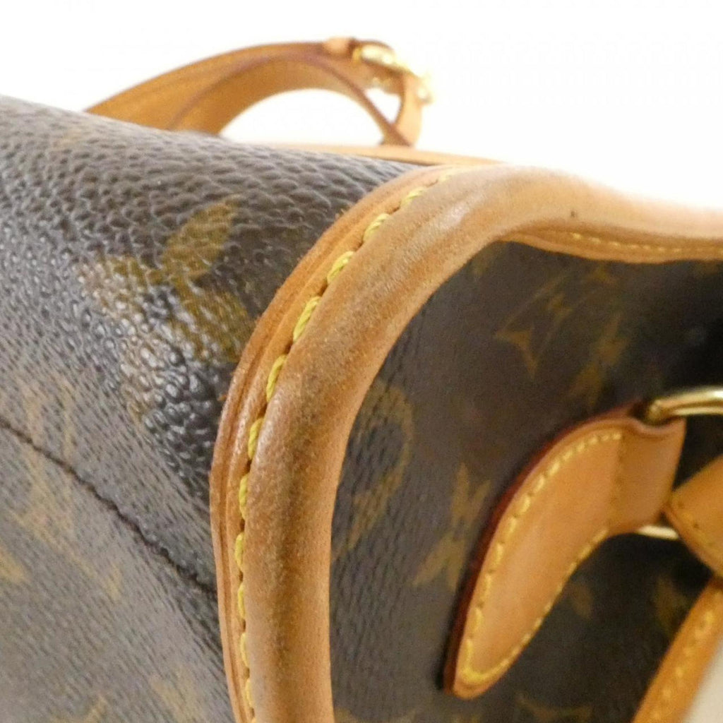 Louis Vuitton Brown Coated Canvas Shoulder Bag