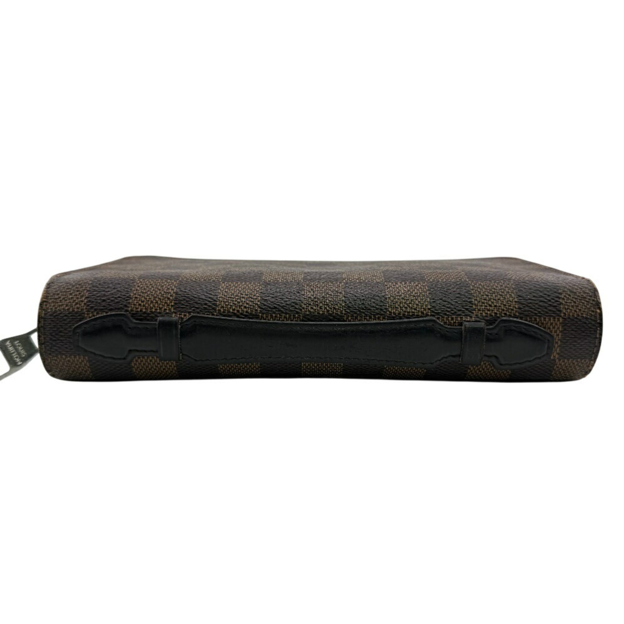 Louis Vuitton Brown Leather Long Wallet