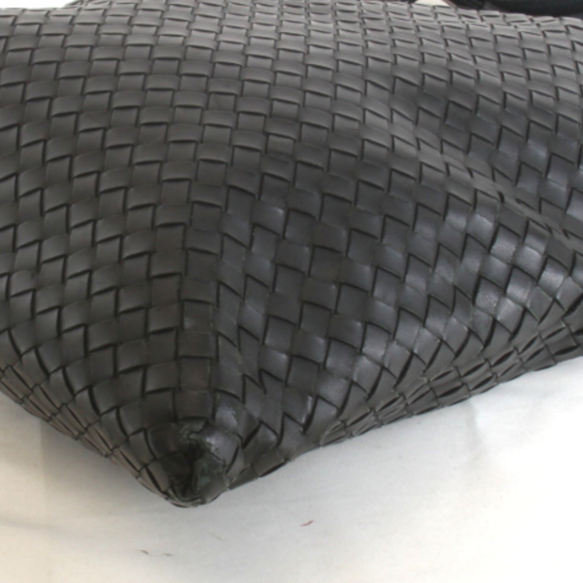 Bottega Veneta Black Leather Shoulder Bag