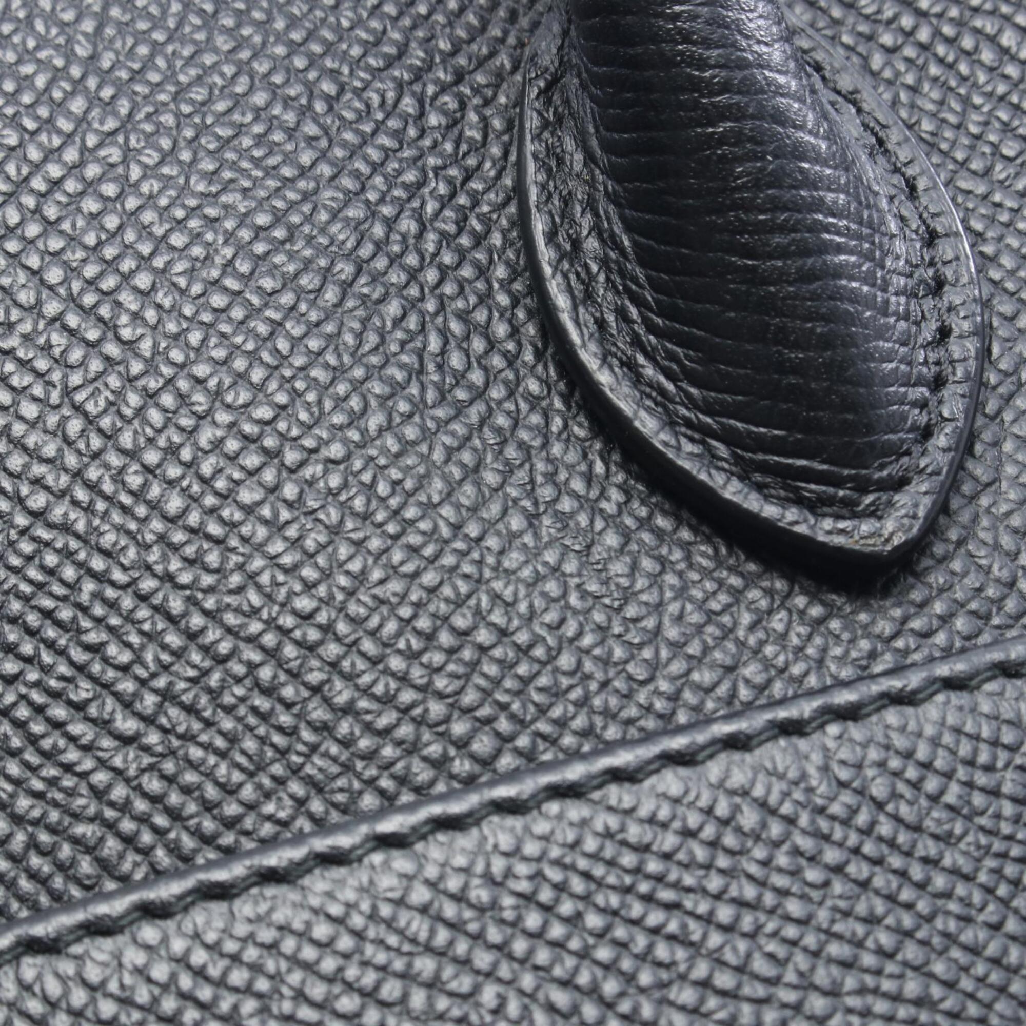 Balenciaga Black Leather Hand