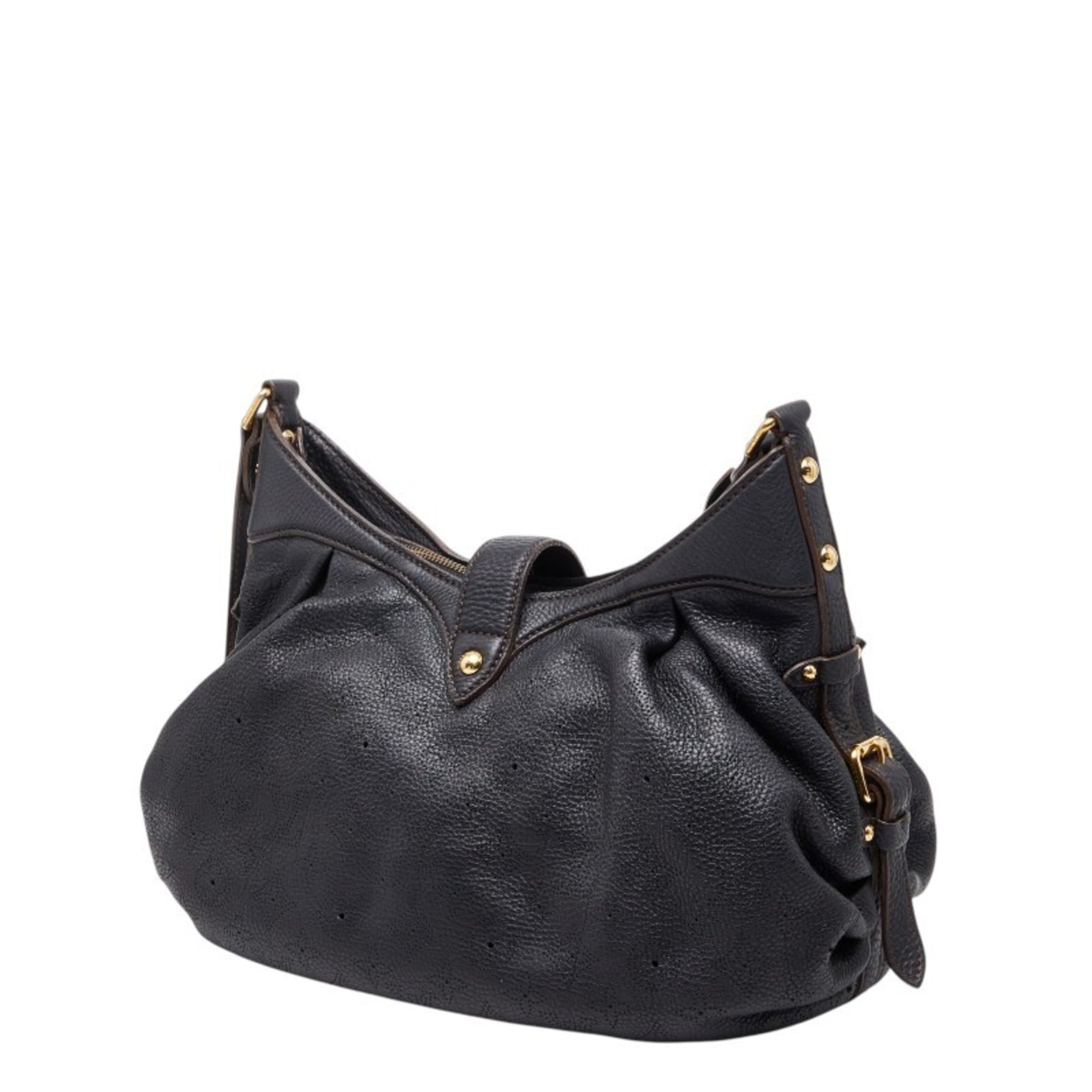 Louis Vuitton Black Noir Leather Shoulder Bag