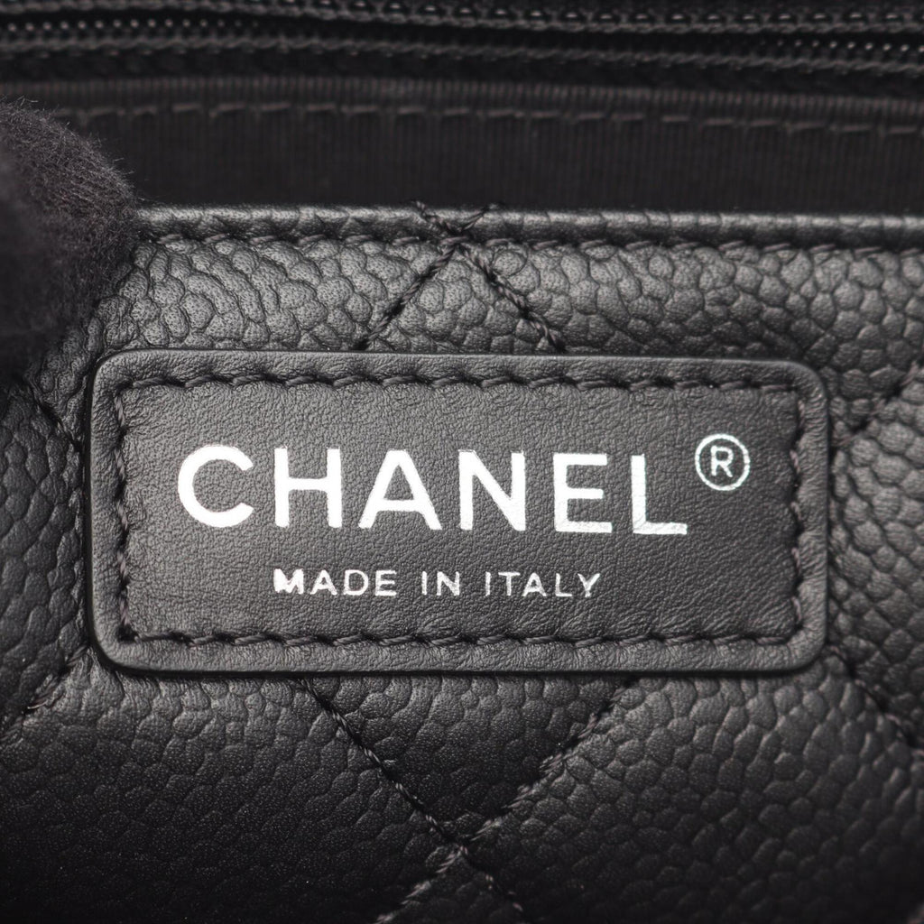 Chanel Black Leather Handbag Shoulder Bag