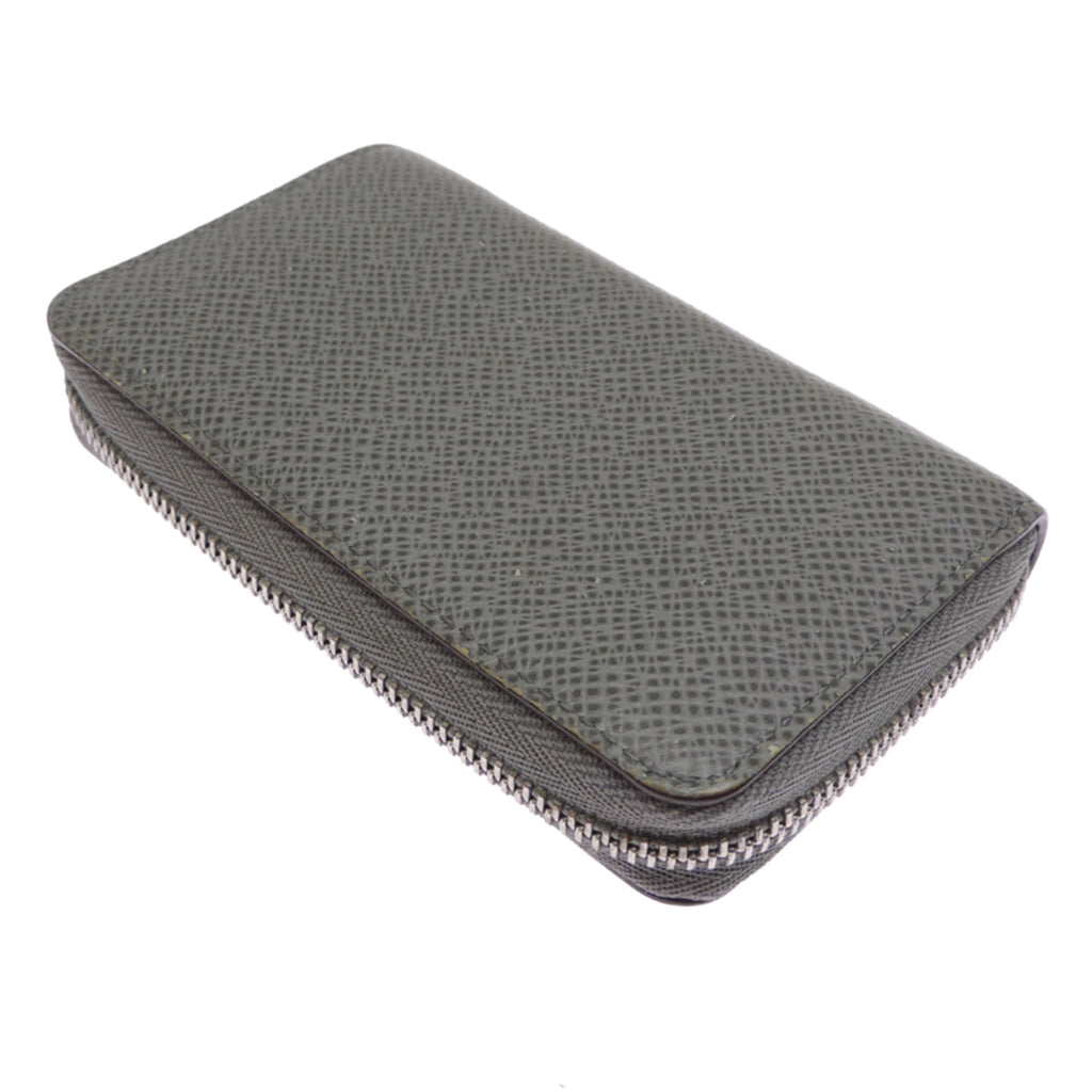 Louis Vuitton Gray Taiga Leather Coin Purse/Coin Case