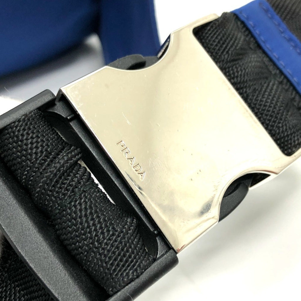 Prada Blue Nylon Fanny Pack