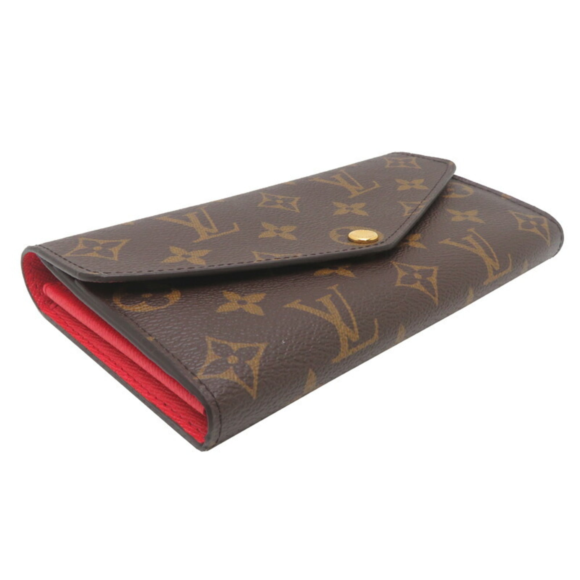 Louis Vuitton Monogram Brown Coquelicots Monogram Monogram Long Wallet