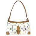 Louis Vuitton Blanc Multi-Color White Yellow Monogram Multicolore Canvas Handbag Shoulder Bag