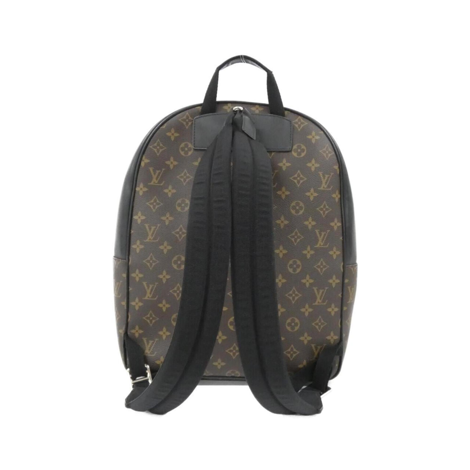 Louis Vuitton Brown Coated Canvas Backpack
