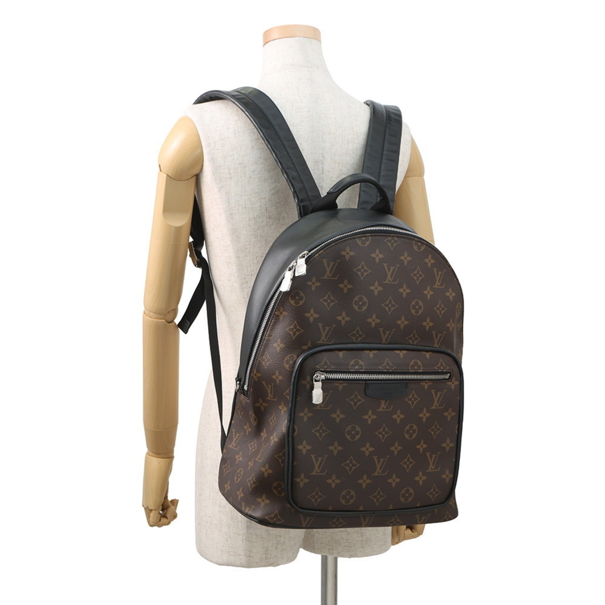 Louis Vuitton Monogram Macassar Black Brown Monogram Macassar Noir Backpack