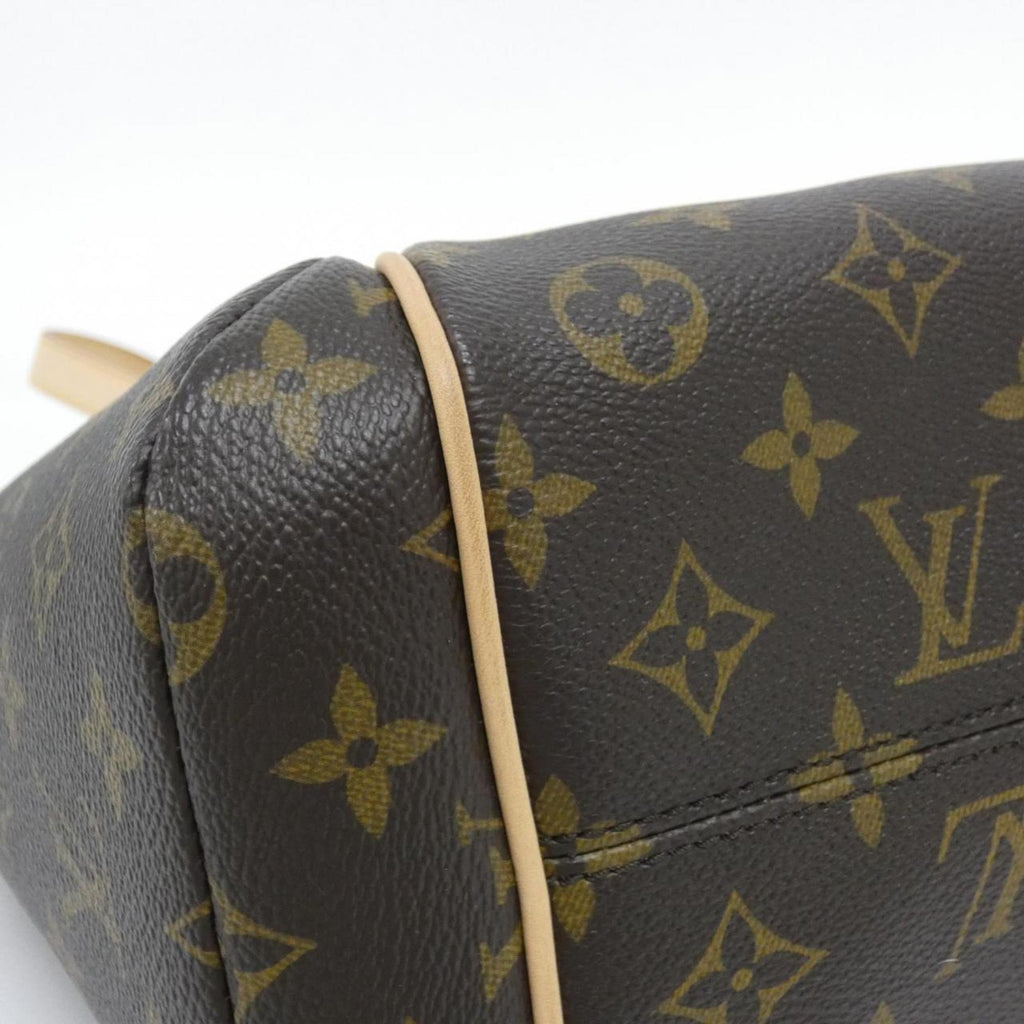 Louis Vuitton Brown Coated Canvas Handbag